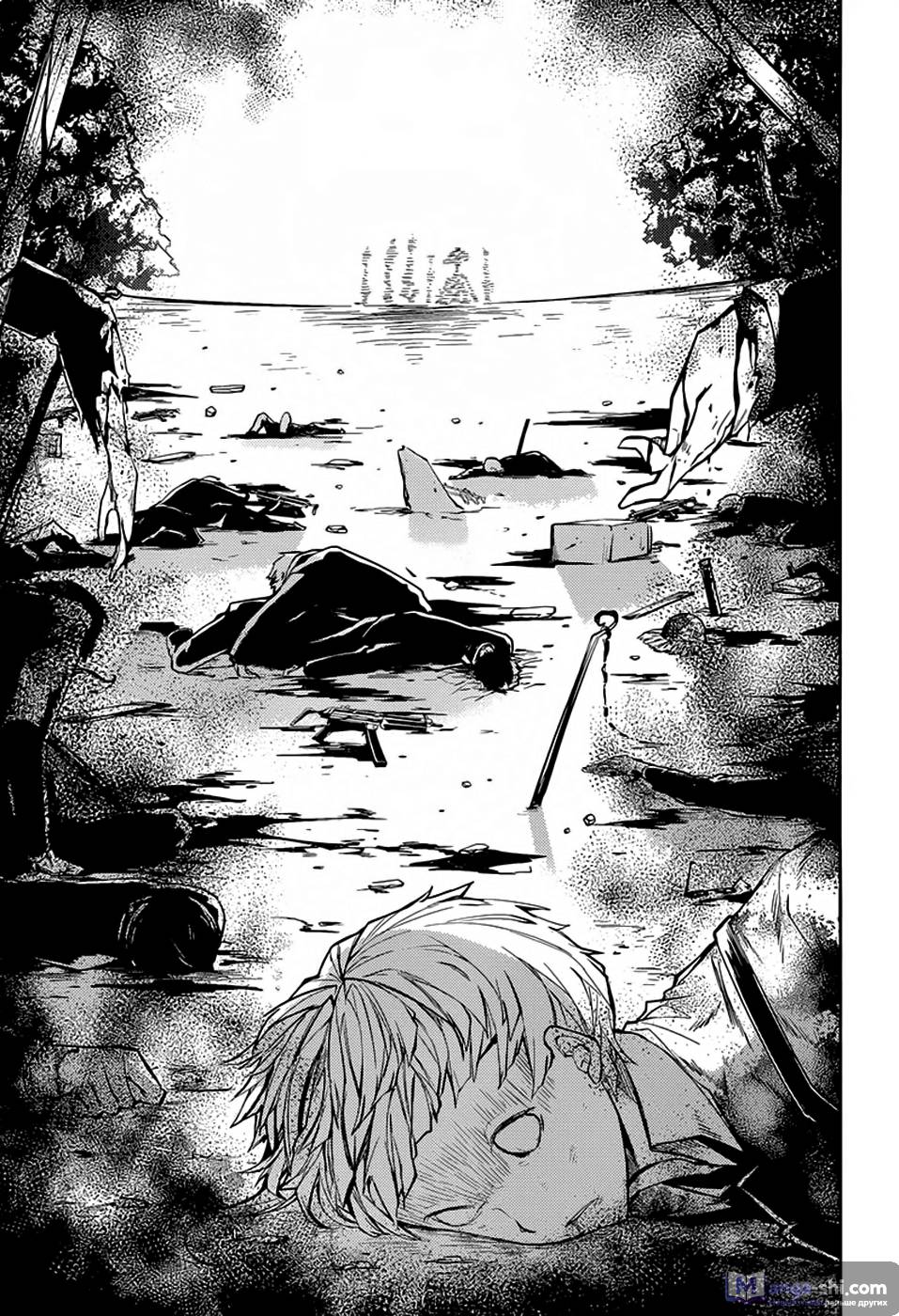 Страница 40 главы 18 манги Великий из Бродячих Псов / Bungou Stray Dogs