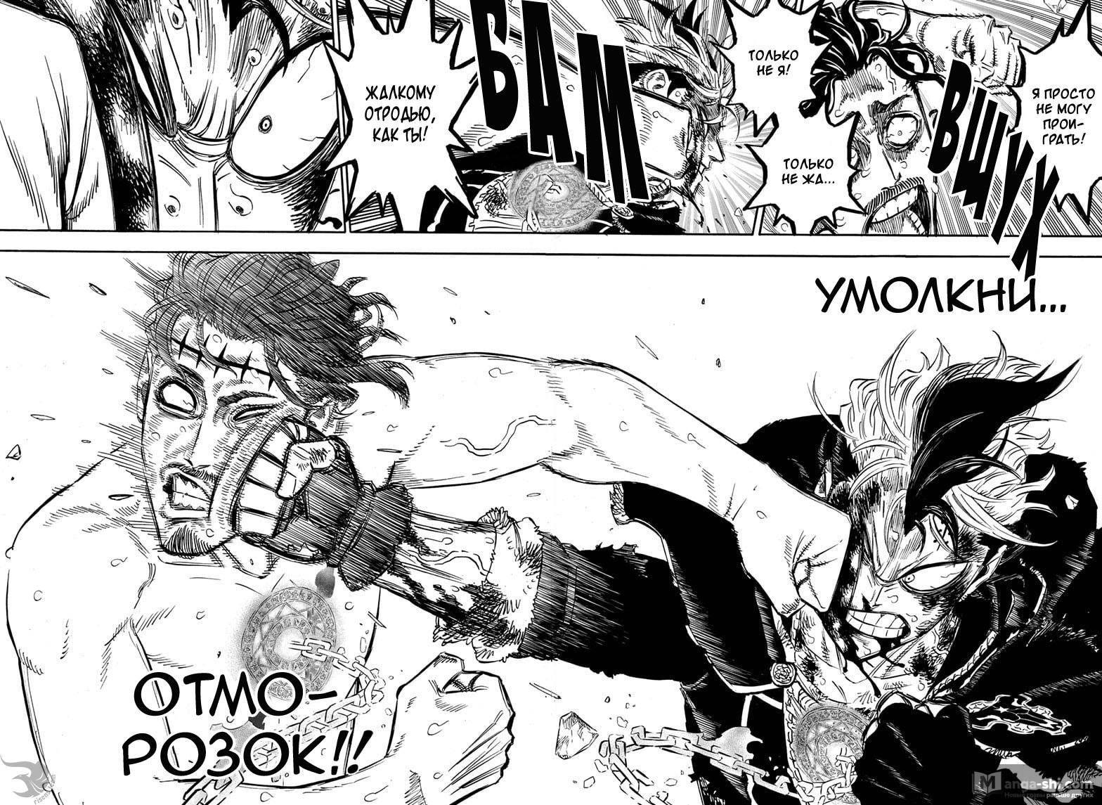 Страница 15 главы 293 манги Чёрный Клевер / Black Clover