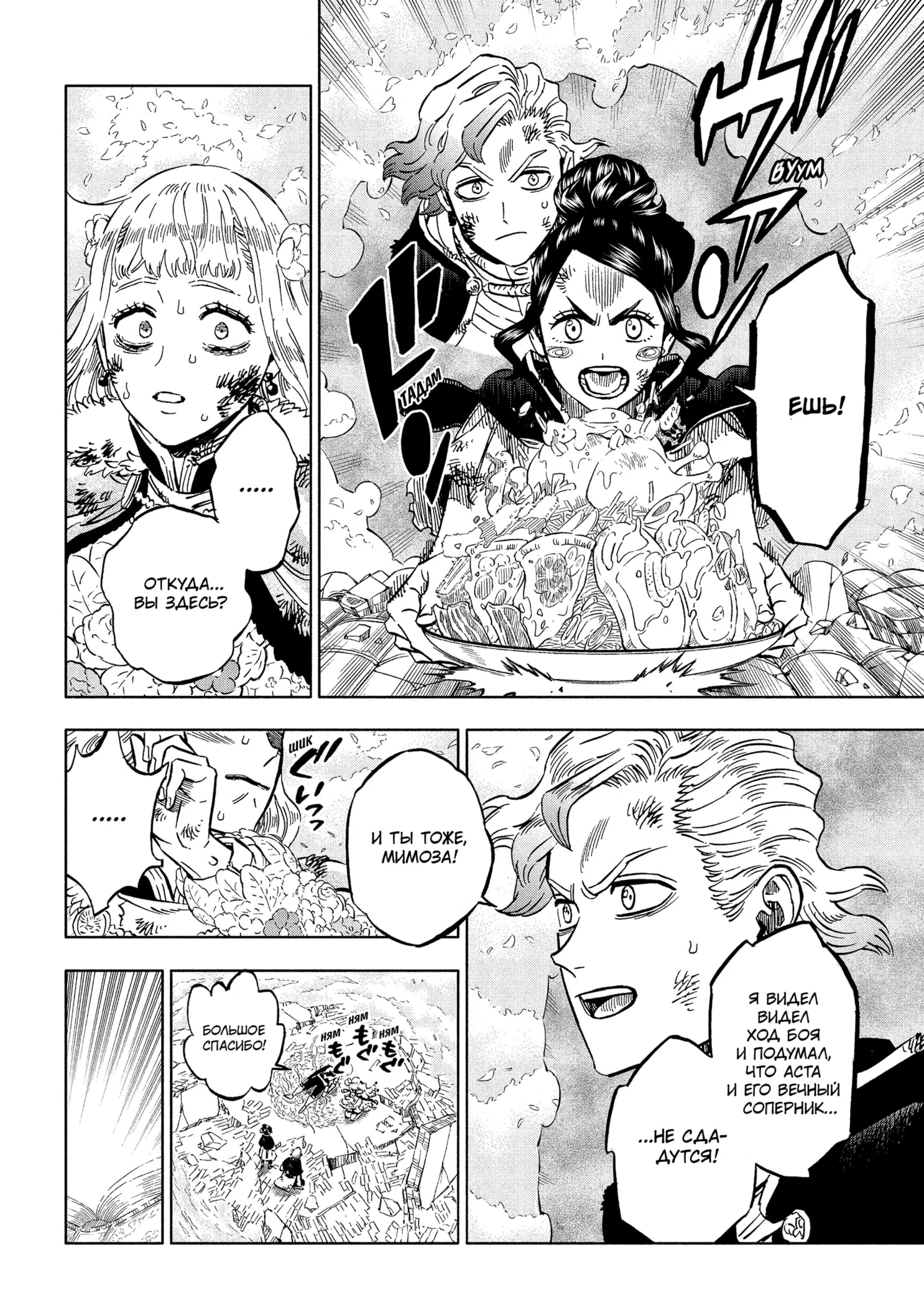 Страница 13 главы 383 манги Чёрный Клевер / Black Clover