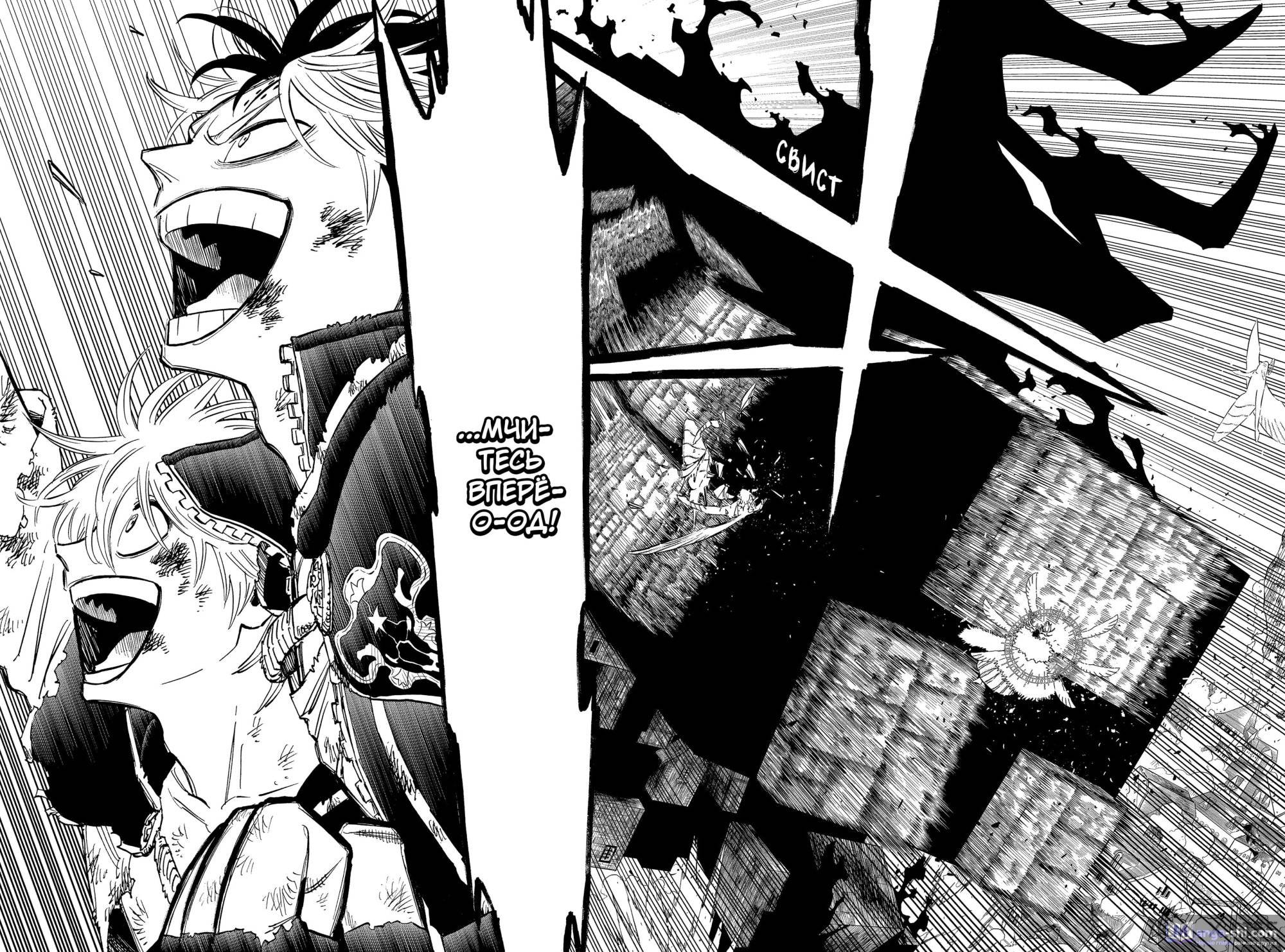 Страница 14 главы 370 манги Чёрный Клевер / Black Clover