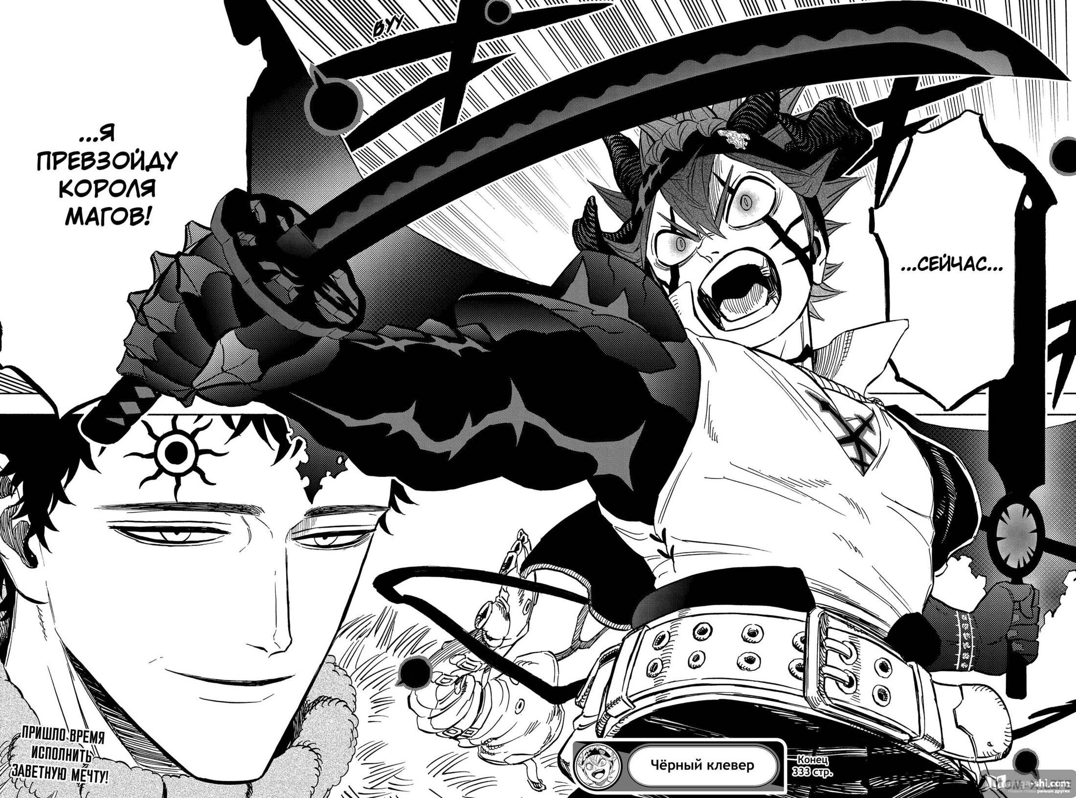 Страница 14 главы 333 манги Чёрный Клевер / Black Clover