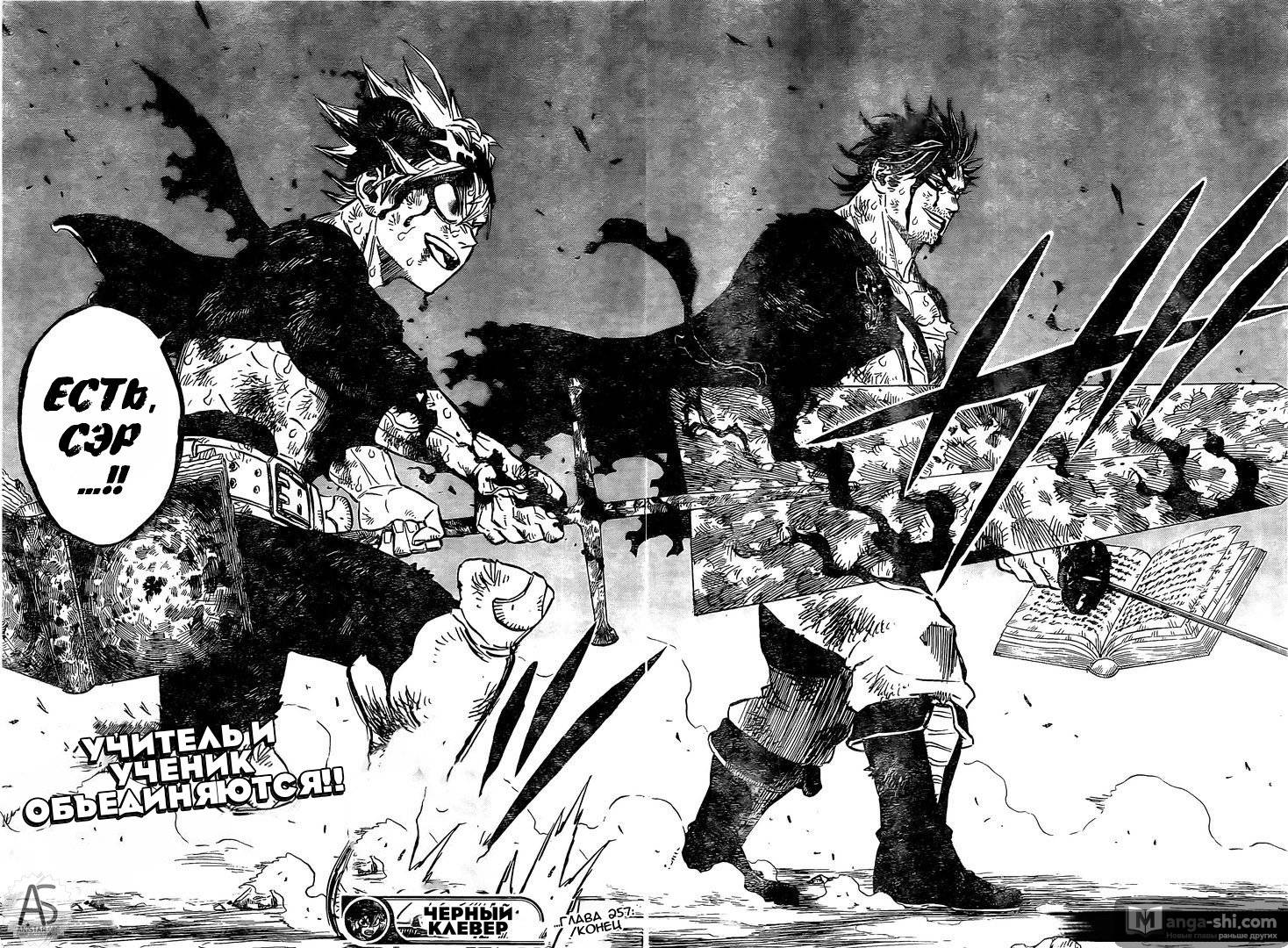 Страница 12 главы 257 манги Чёрный Клевер / Black Clover