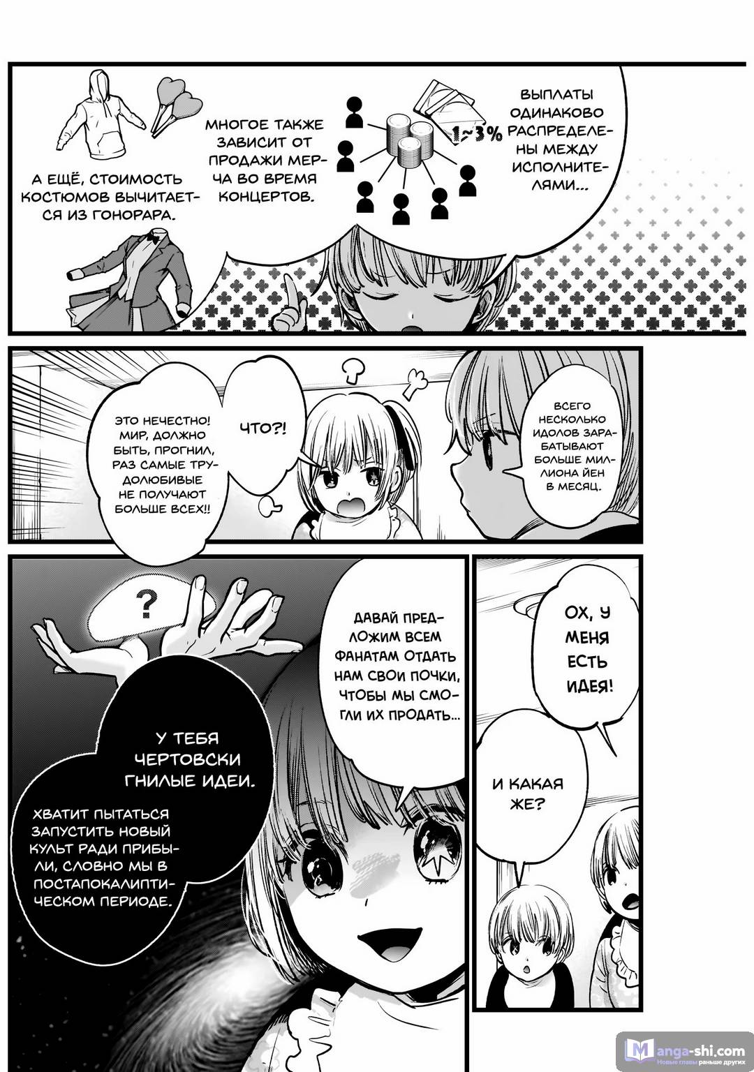 Страница 6 главы 4 манги Звёздное Дитя / Oshi no Ko