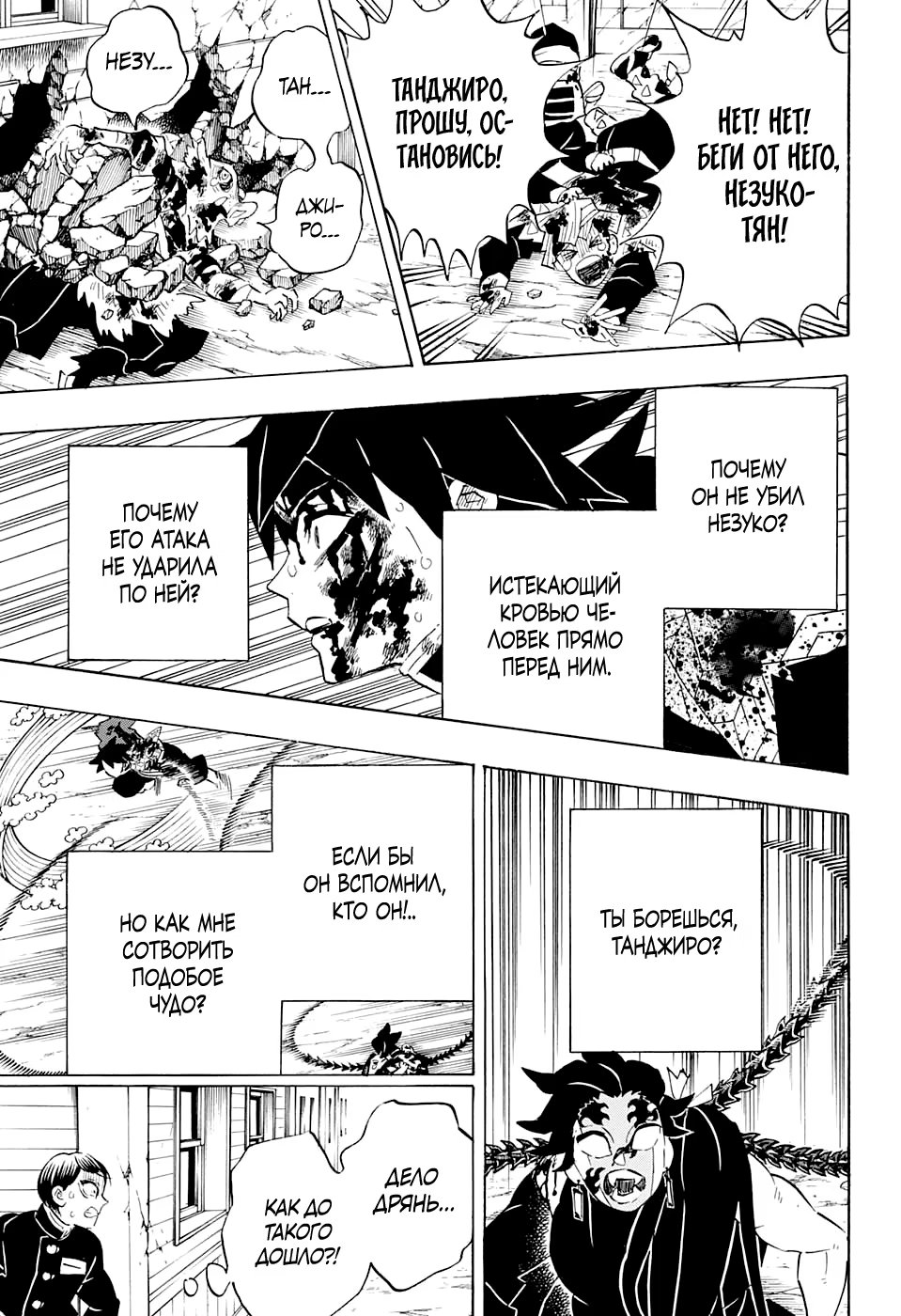 Страница 13 главы 202 манги Клинок, рассекающий демонов / Kimetsu no Yaiba