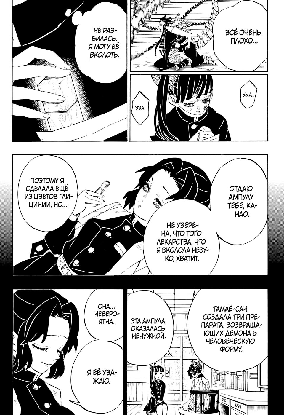 Страница 15 главы 202 манги Клинок, рассекающий демонов / Kimetsu no Yaiba