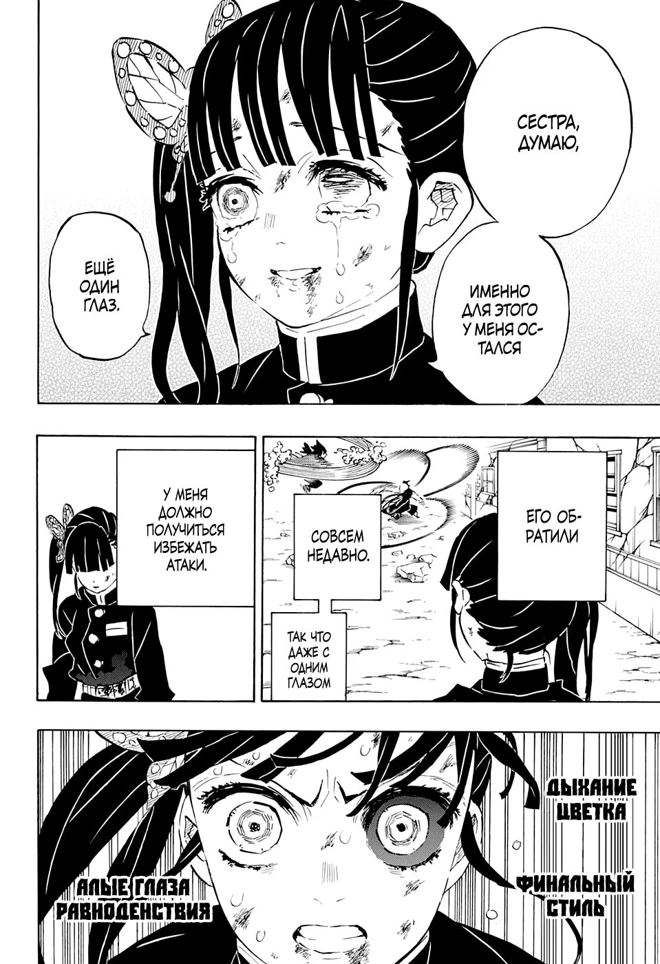 Страница 16 главы 202 манги Клинок, рассекающий демонов / Kimetsu no Yaiba
