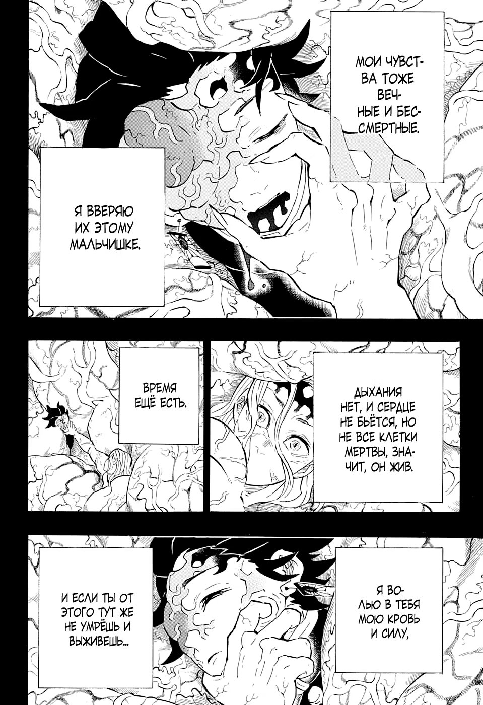 Страница 4 главы 201 манги Клинок, рассекающий демонов / Kimetsu no Yaiba
