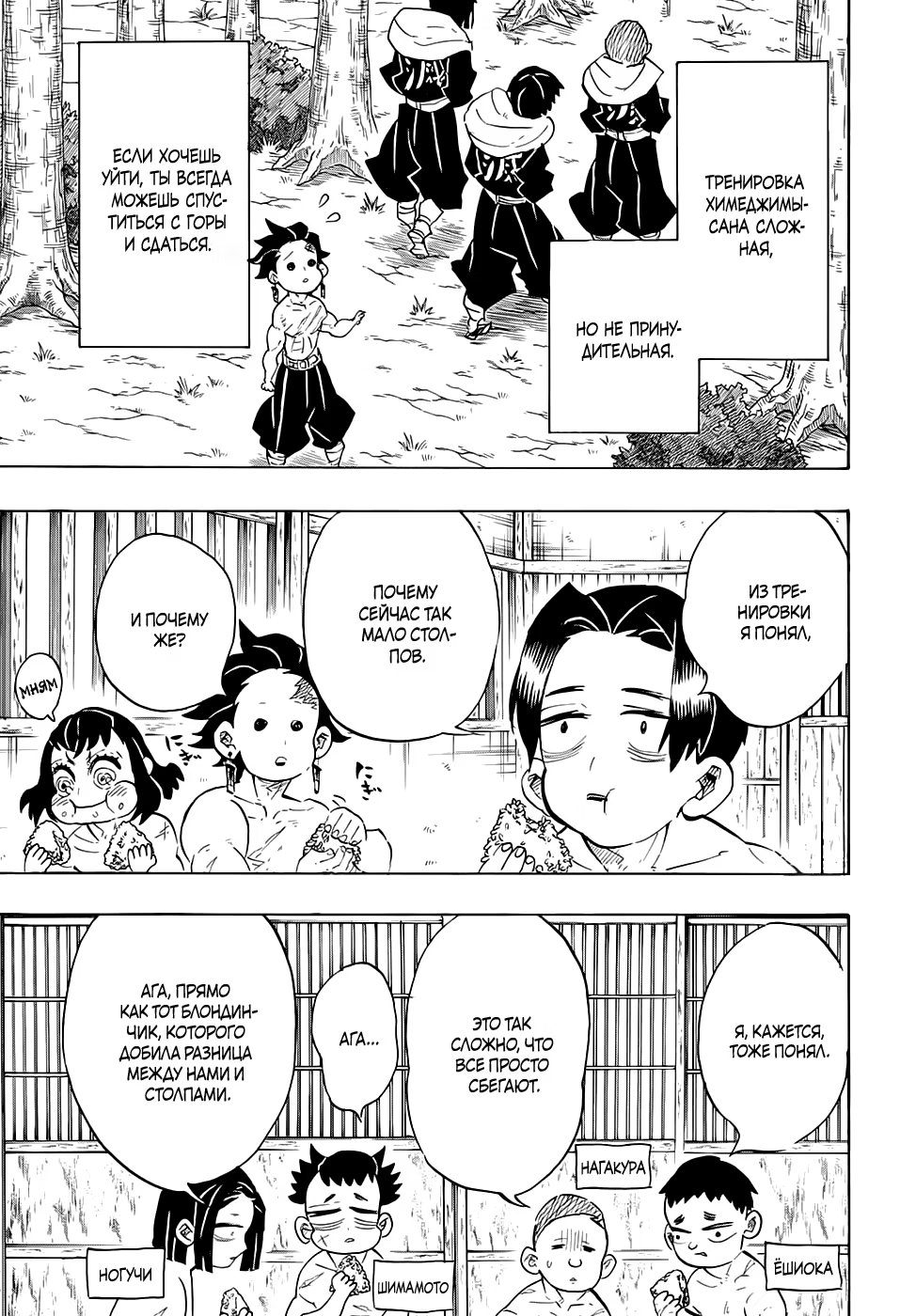 Страница 13 главы 134 манги Клинок, рассекающий демонов / Kimetsu no Yaiba