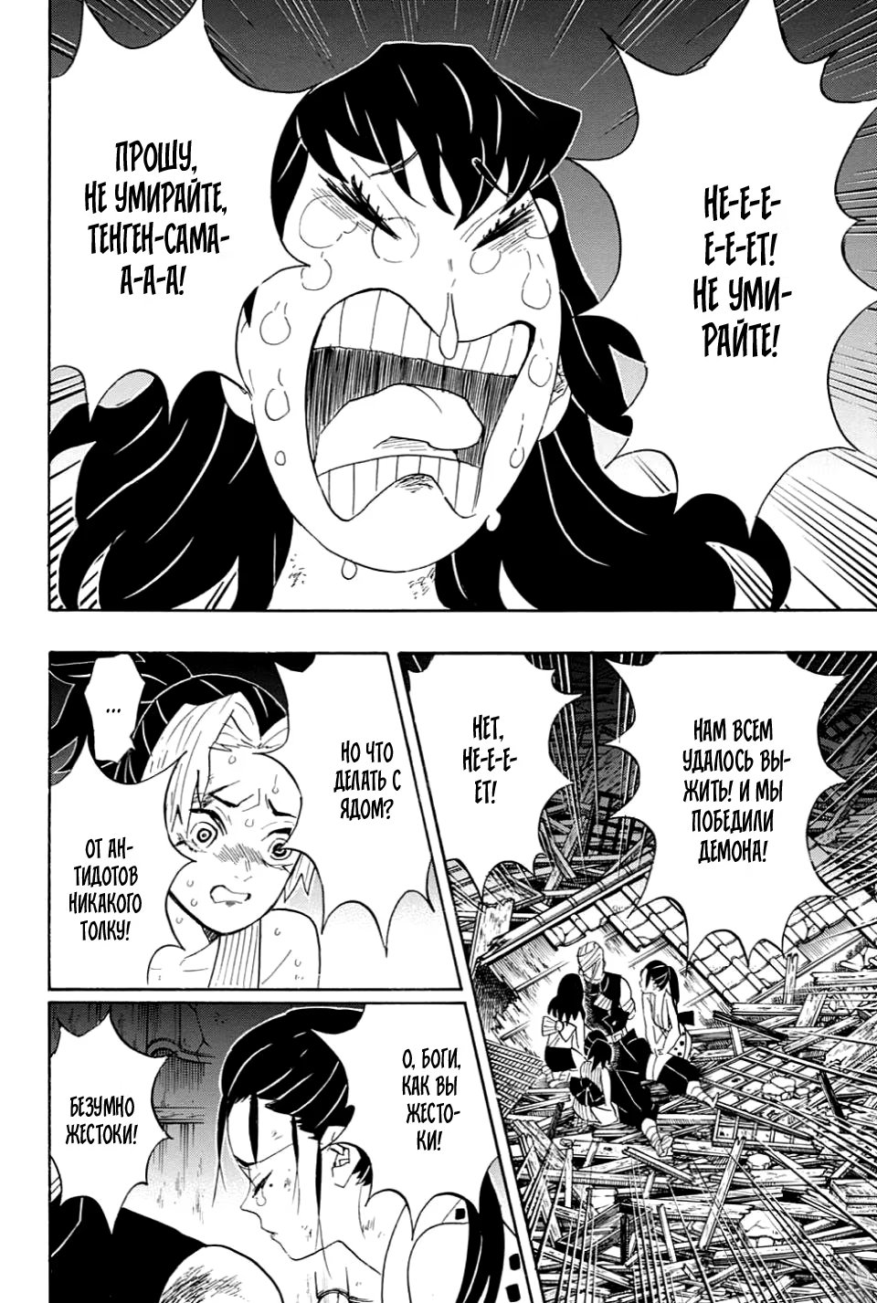 Страница 10 главы 95 манги Клинок, рассекающий демонов / Kimetsu no Yaiba