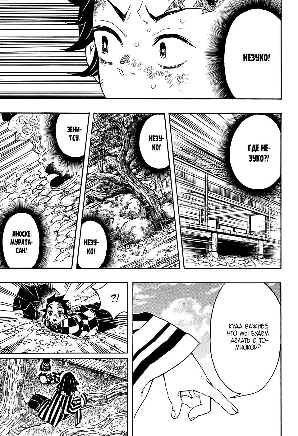 Страница 6 главы 45 манги Клинок, рассекающий демонов / Kimetsu no Yaiba
