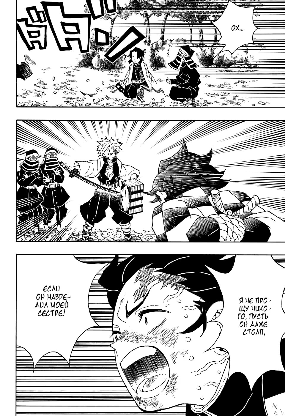 Страница 17 главы 45 манги Клинок, рассекающий демонов / Kimetsu no Yaiba