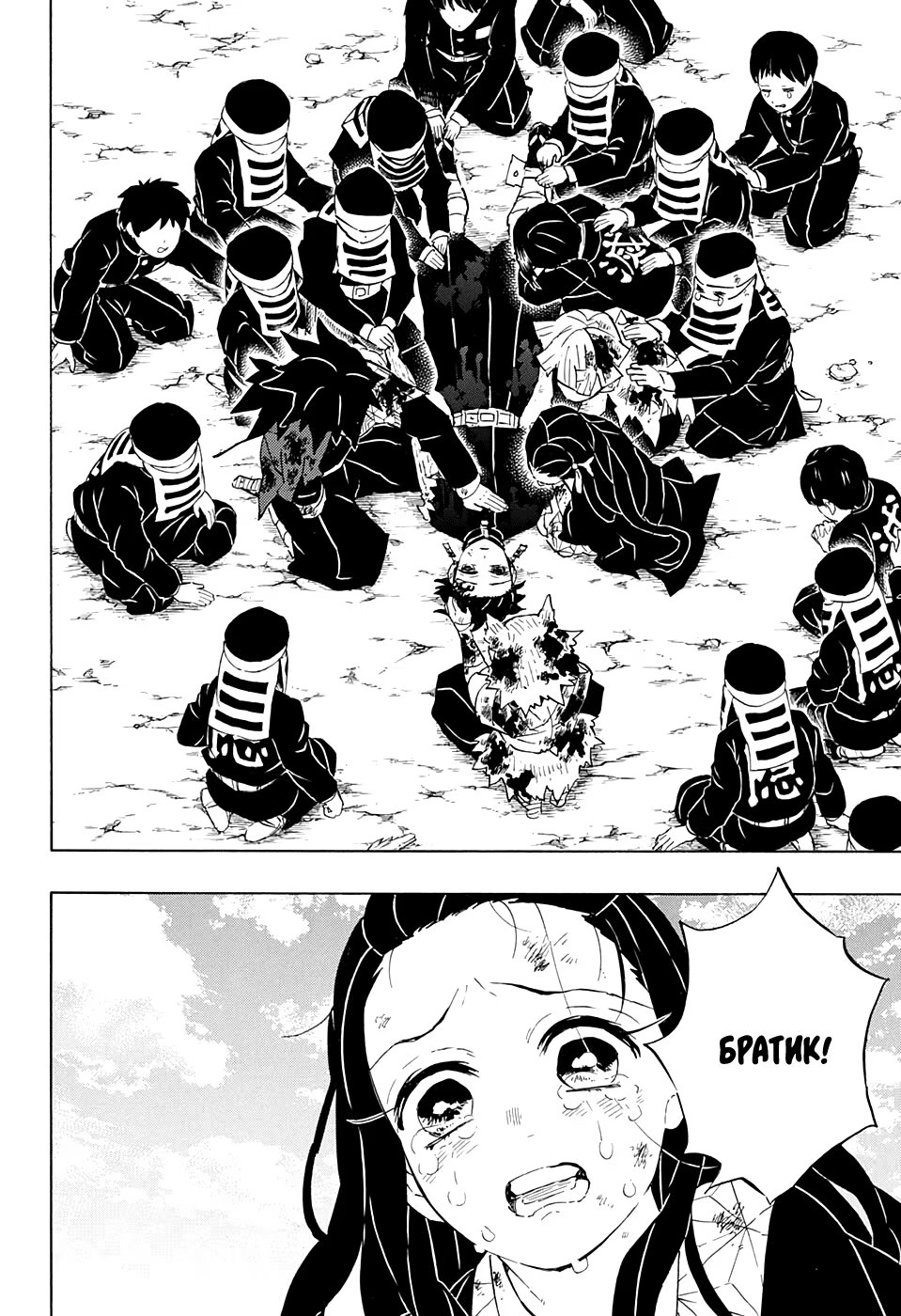 Страница 16 главы 203 манги Клинок, рассекающий демонов / Kimetsu no Yaiba