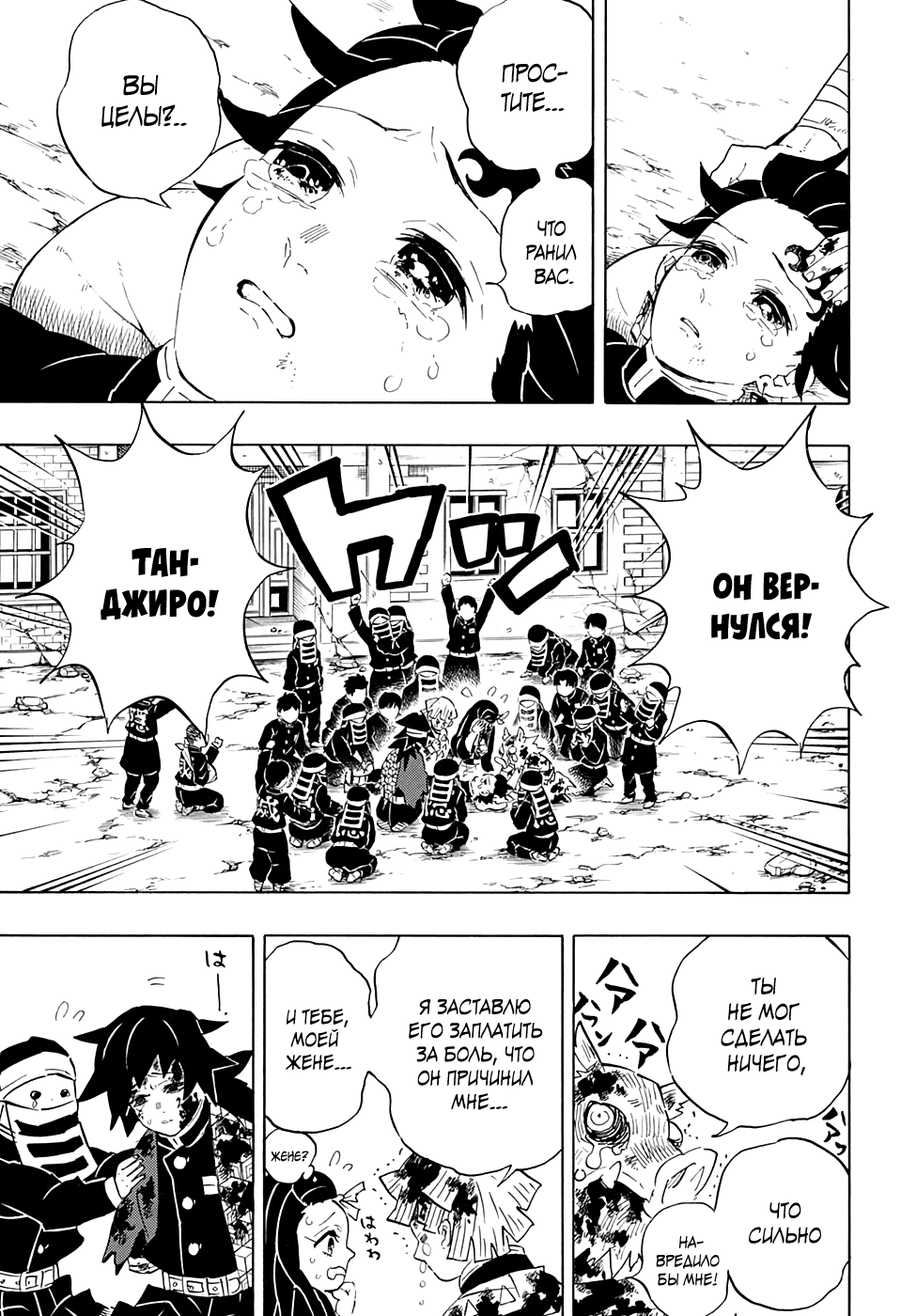 Страница 17 главы 203 манги Клинок, рассекающий демонов / Kimetsu no Yaiba