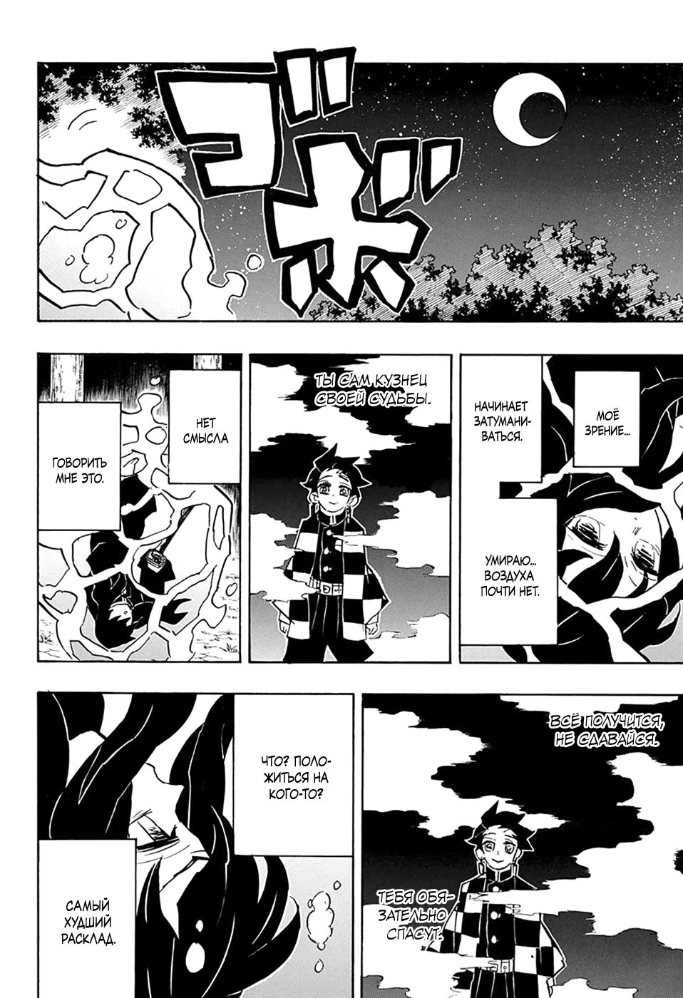 Страница 12 главы 117 манги Клинок, рассекающий демонов / Kimetsu no Yaiba