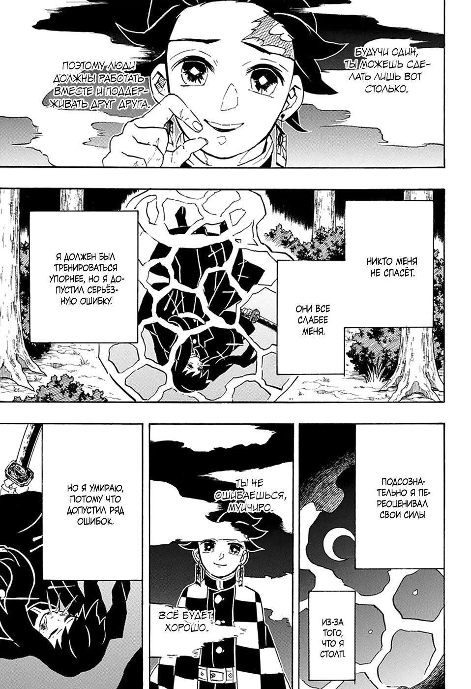 Страница 13 главы 117 манги Клинок, рассекающий демонов / Kimetsu no Yaiba