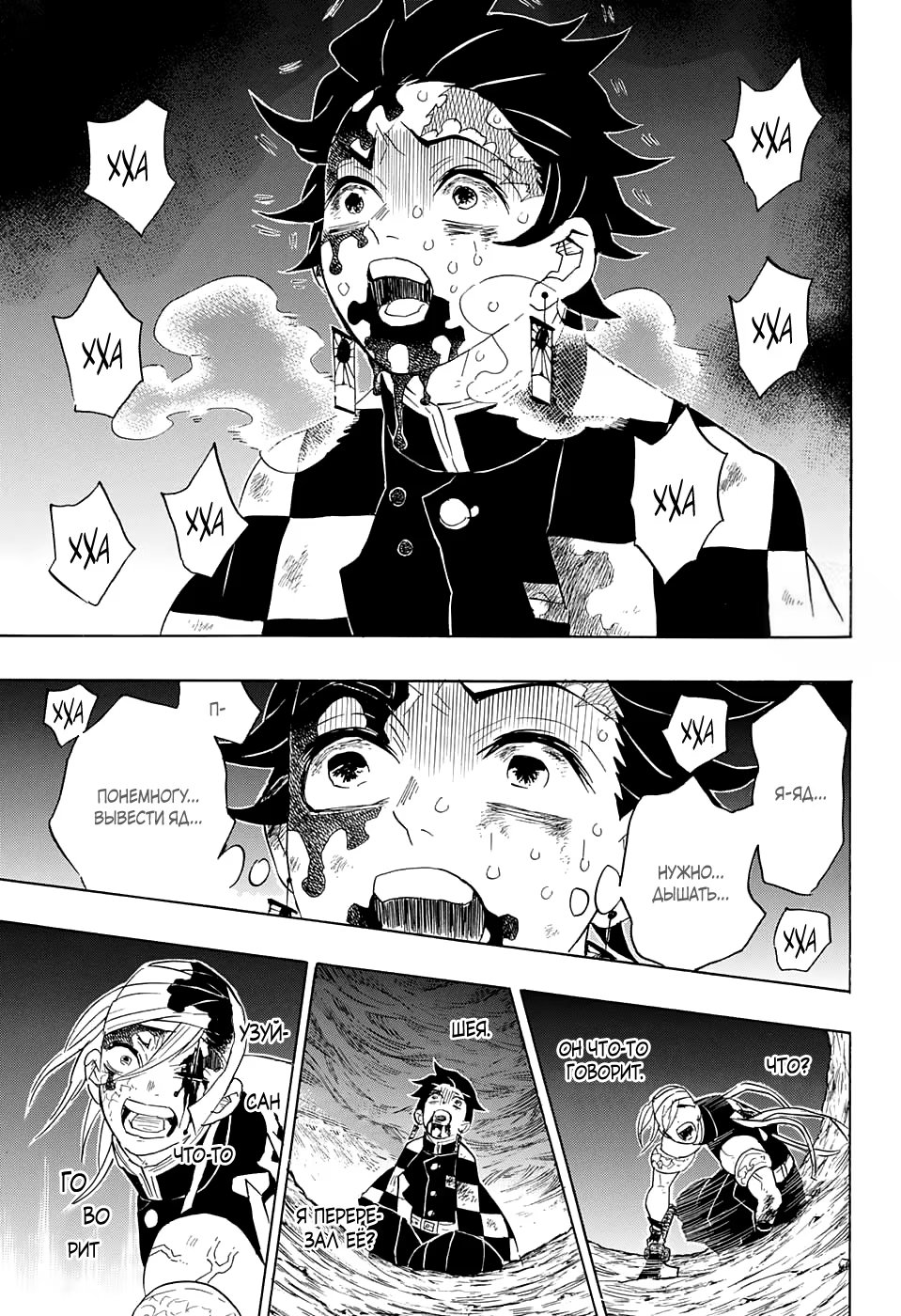 Страница 17 главы 94 манги Клинок, рассекающий демонов / Kimetsu no Yaiba