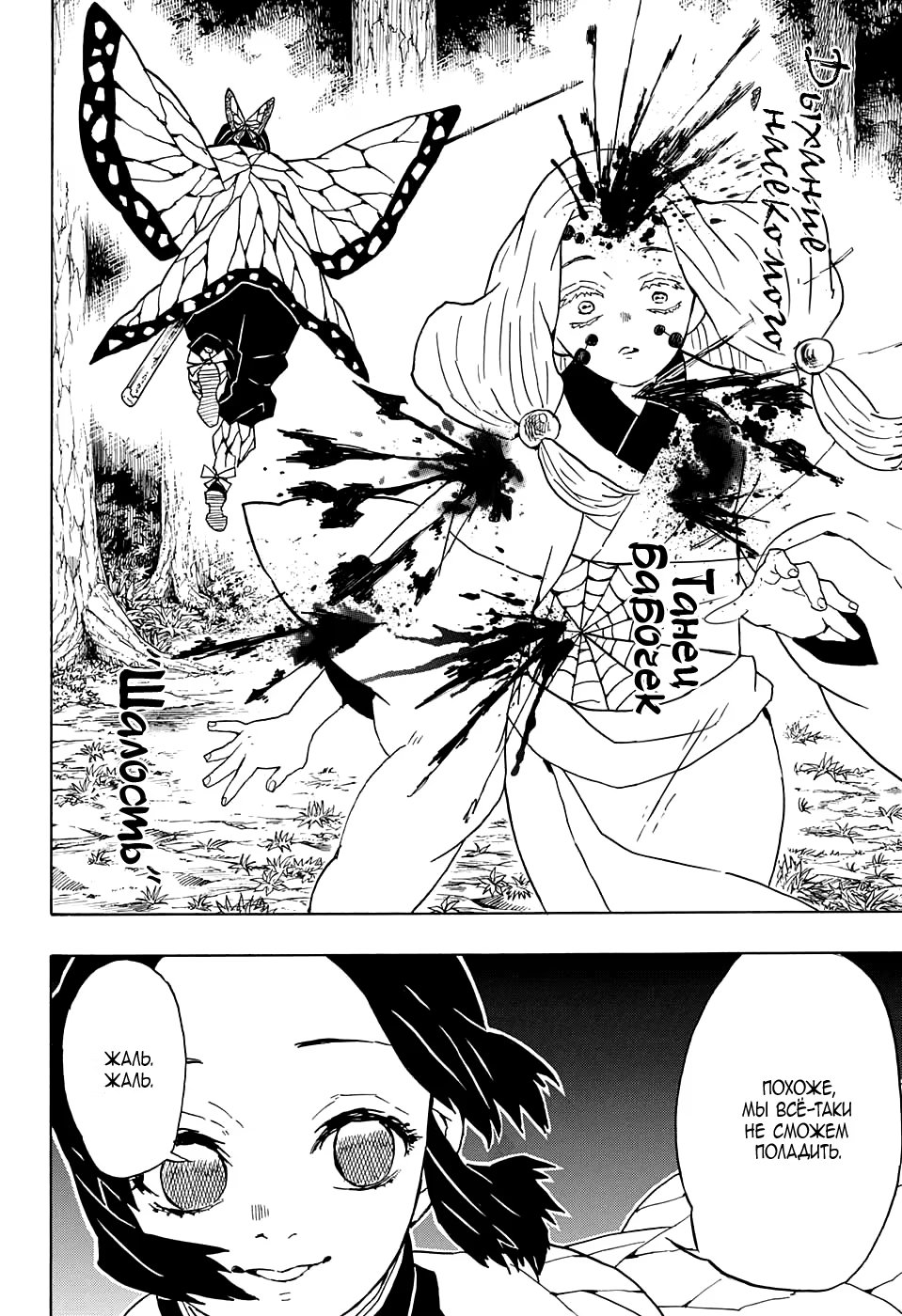 Страница 16 главы 41 манги Клинок, рассекающий демонов / Kimetsu no Yaiba