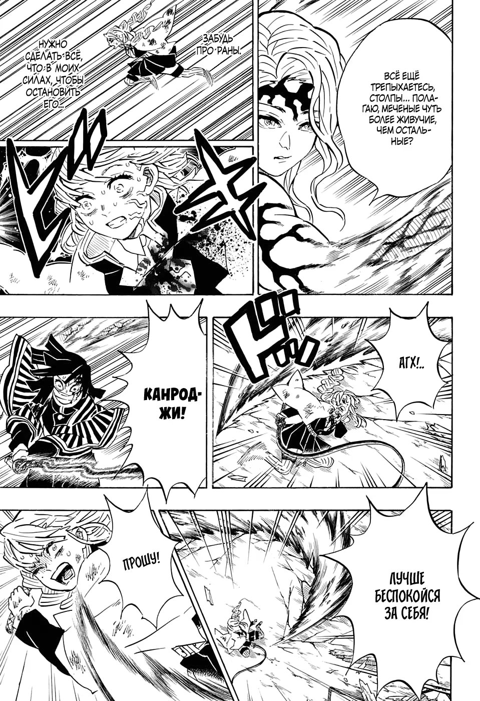 Страница 11 главы 185 манги Клинок, рассекающий демонов / Kimetsu no Yaiba