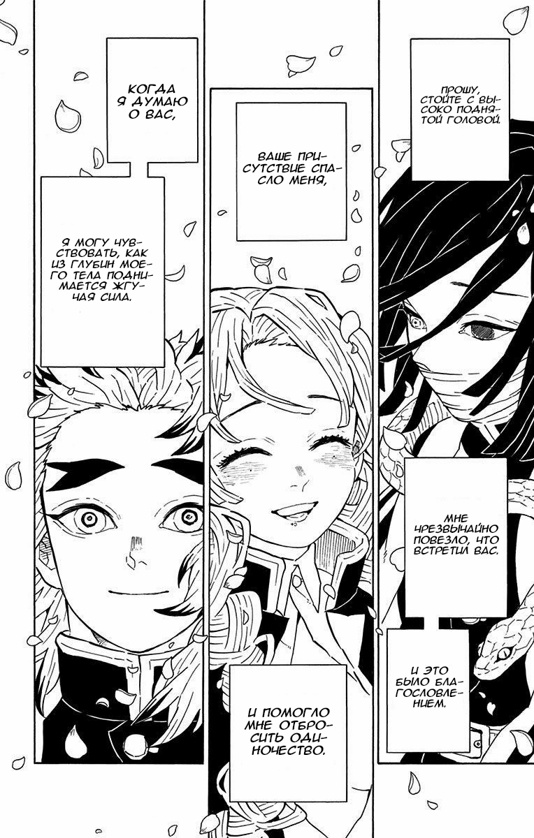 Страница 24 главы 206 манги Клинок, рассекающий демонов / Kimetsu no Yaiba