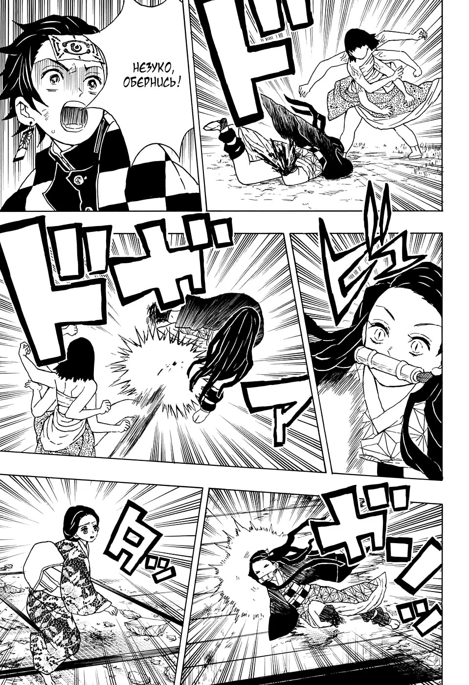 Страница 13 главы 17 манги Клинок, рассекающий демонов / Kimetsu no Yaiba