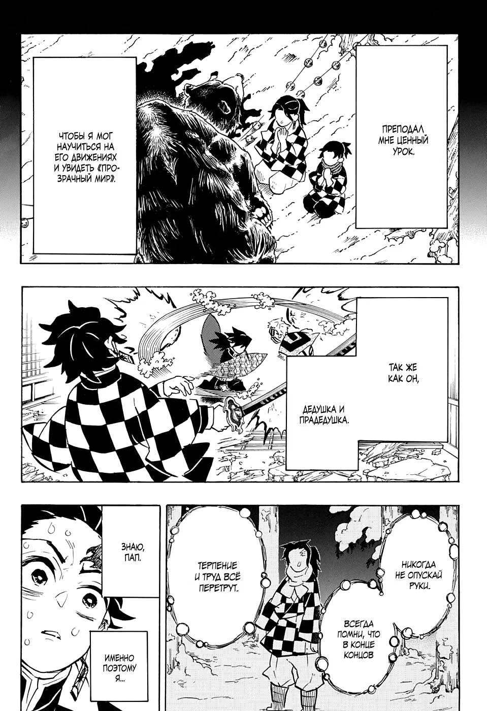 Страница 15 главы 151 манги Клинок, рассекающий демонов / Kimetsu no Yaiba