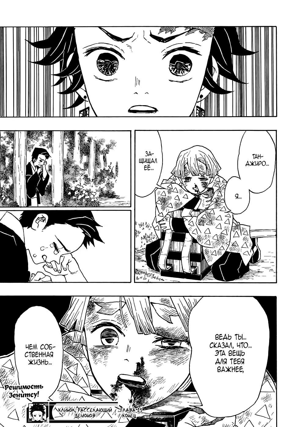 Страница 19 главы 25 манги Клинок, рассекающий демонов / Kimetsu no Yaiba