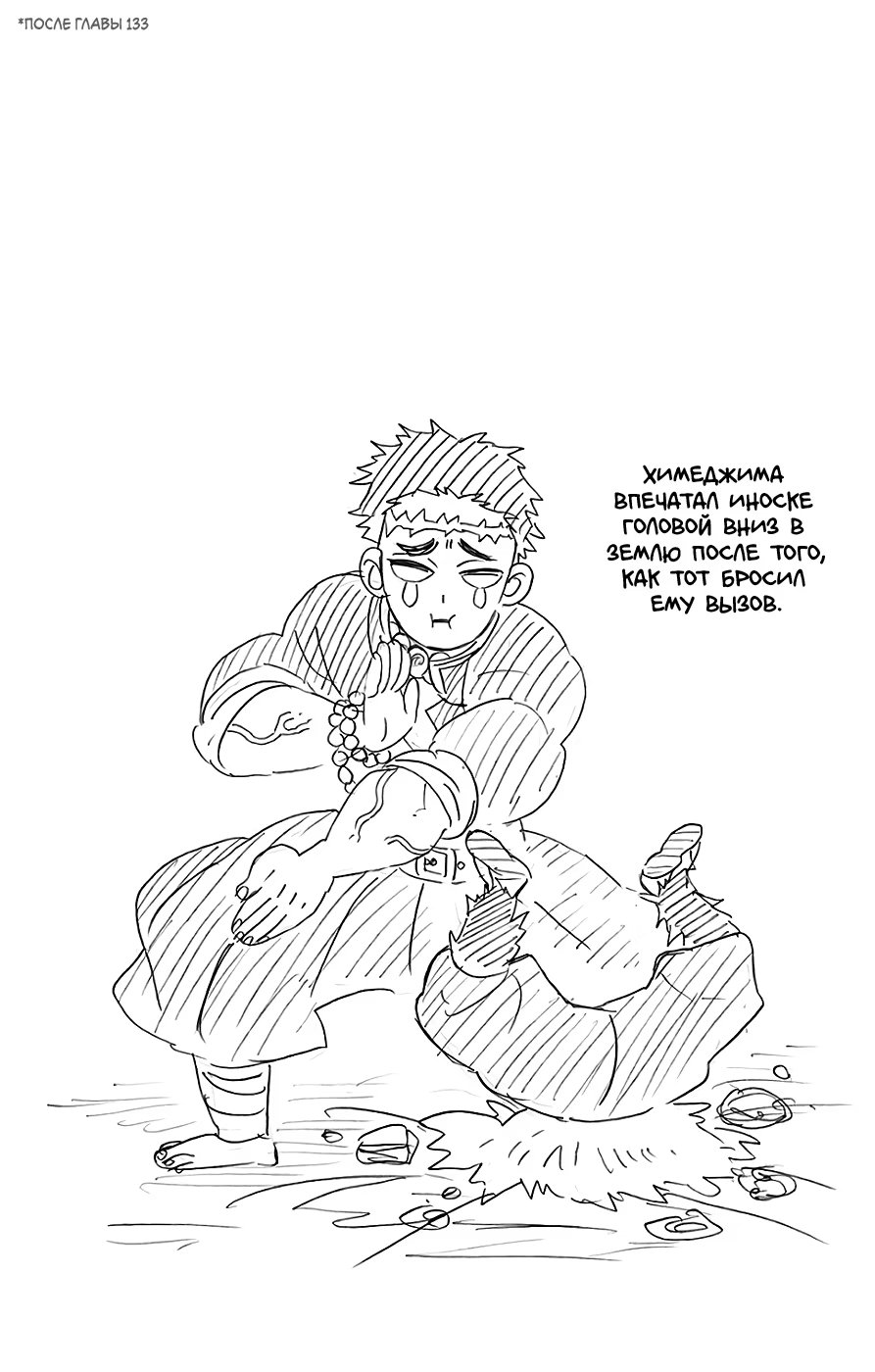 Страница 12 главы 133.5 манги Клинок, рассекающий демонов / Kimetsu no Yaiba