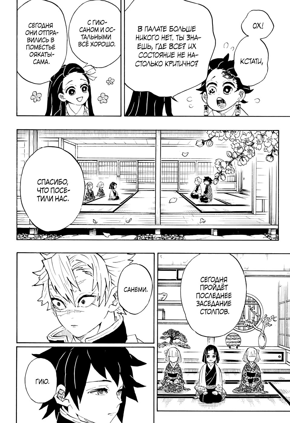 Страница 11 главы 204 манги Клинок, рассекающий демонов / Kimetsu no Yaiba