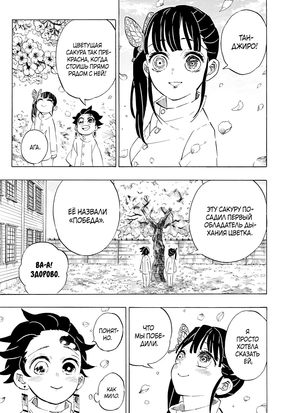 Страница 20 главы 204 манги Клинок, рассекающий демонов / Kimetsu no Yaiba