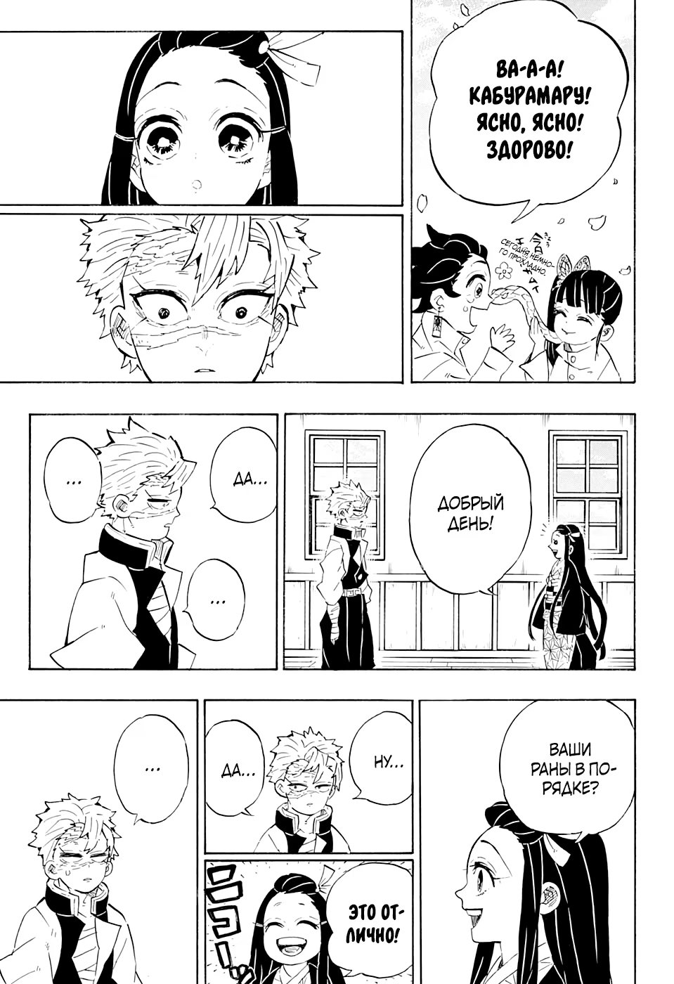 Страница 22 главы 204 манги Клинок, рассекающий демонов / Kimetsu no Yaiba