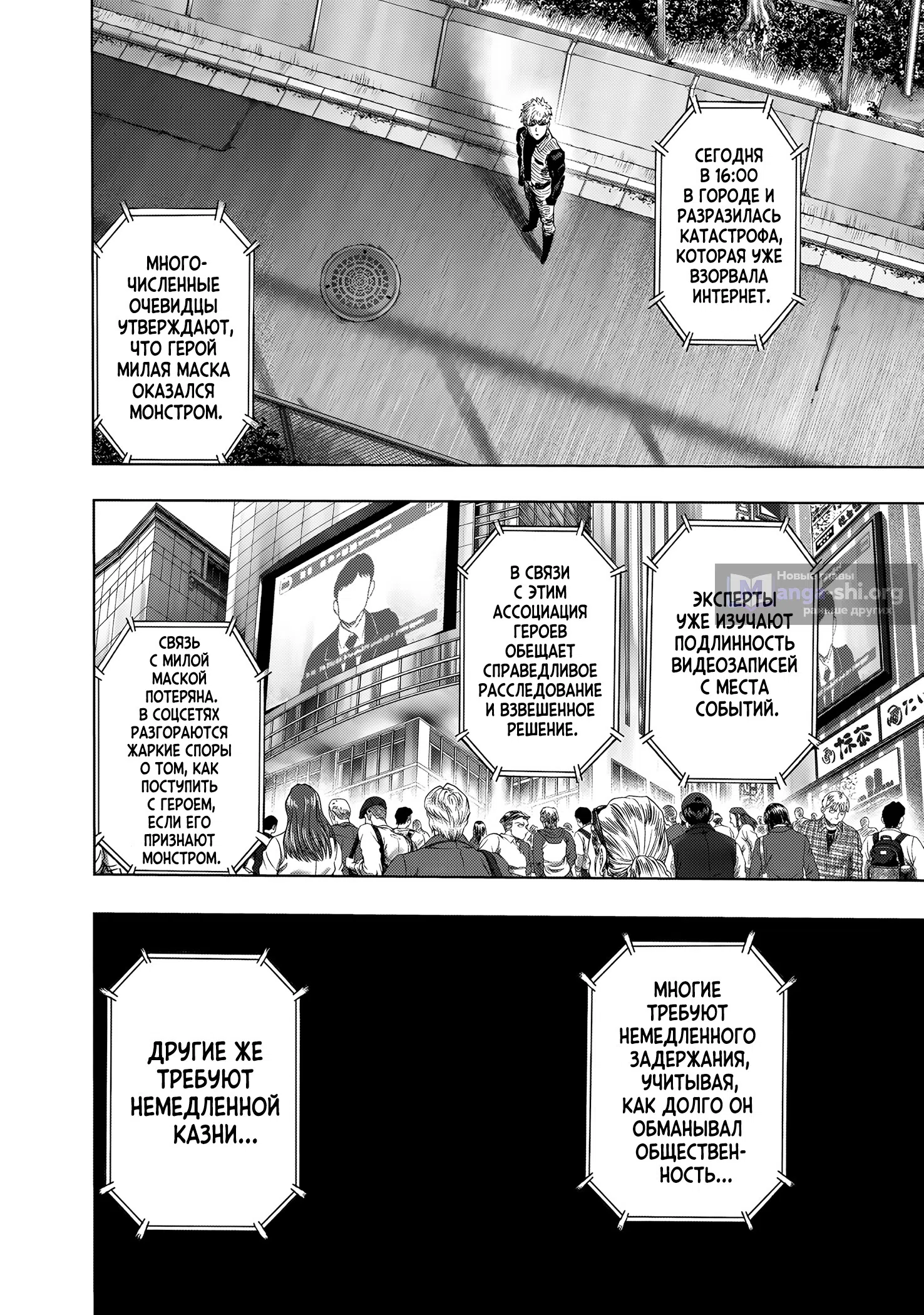 Страница 12 главы 263 манги Ванпанчмен / Onepunch-Man