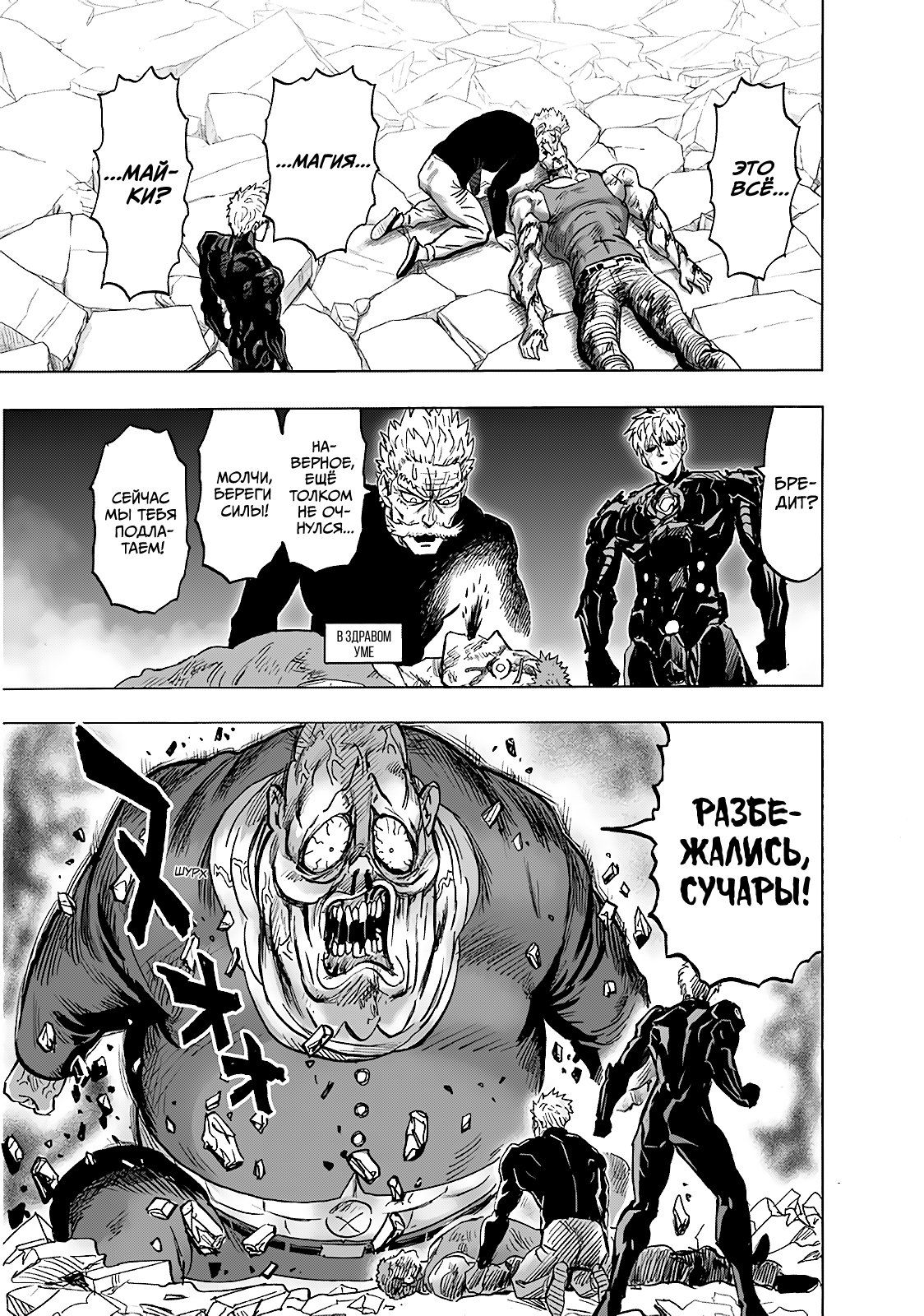 Страница 15 главы 188 манги Ванпанчмен / Onepunch-Man