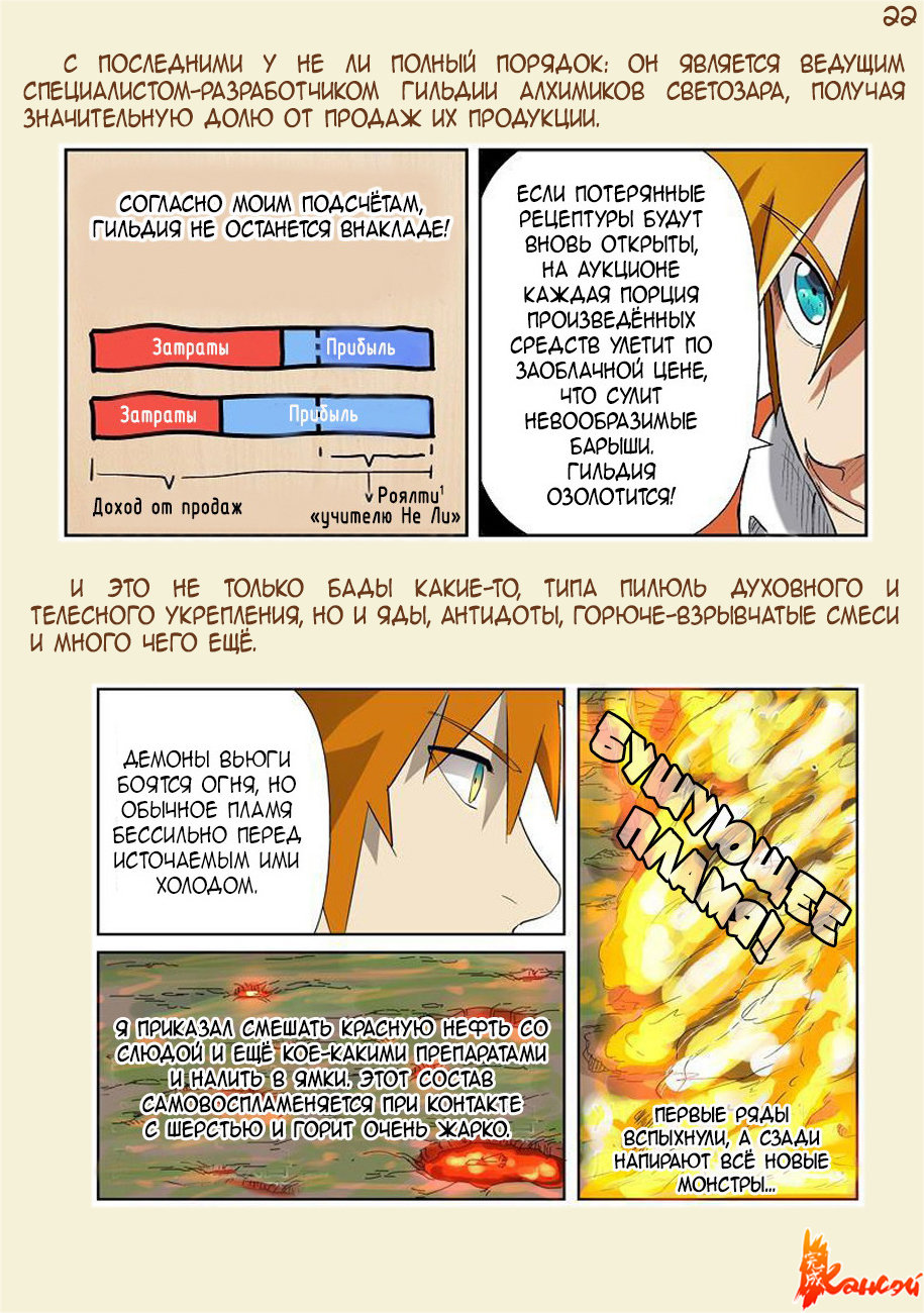 Страница 42 главы 300.5 манги Сказания о демонах и богах / Tales of Demons and Gods