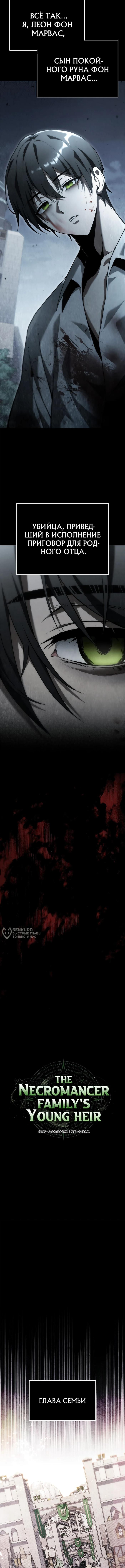 Страница 10 главы 1 манги Юный наследник семьи некромантов / The Necromancer Family's Young Heir
