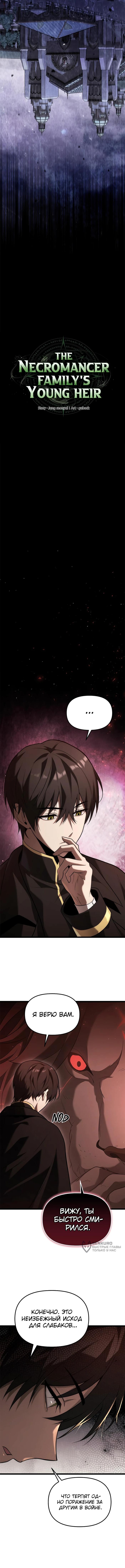 Страница 9 главы 2 манги Юный наследник семьи некромантов / The Necromancer Family's Young Heir