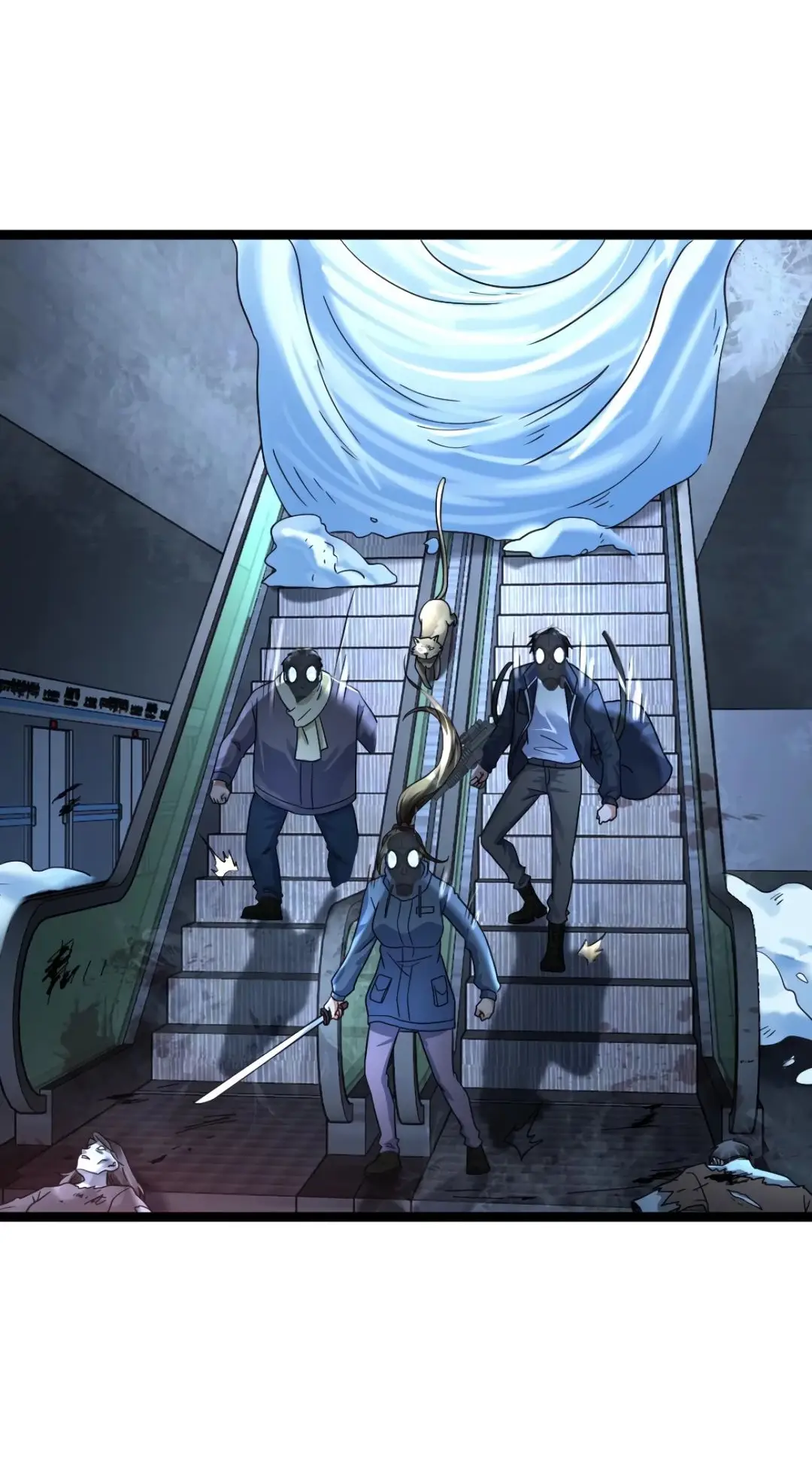 Страница 17 главы 354 манги Я создал бункер в замороженном мире / Freezing the world: I built a doomsday safehouse