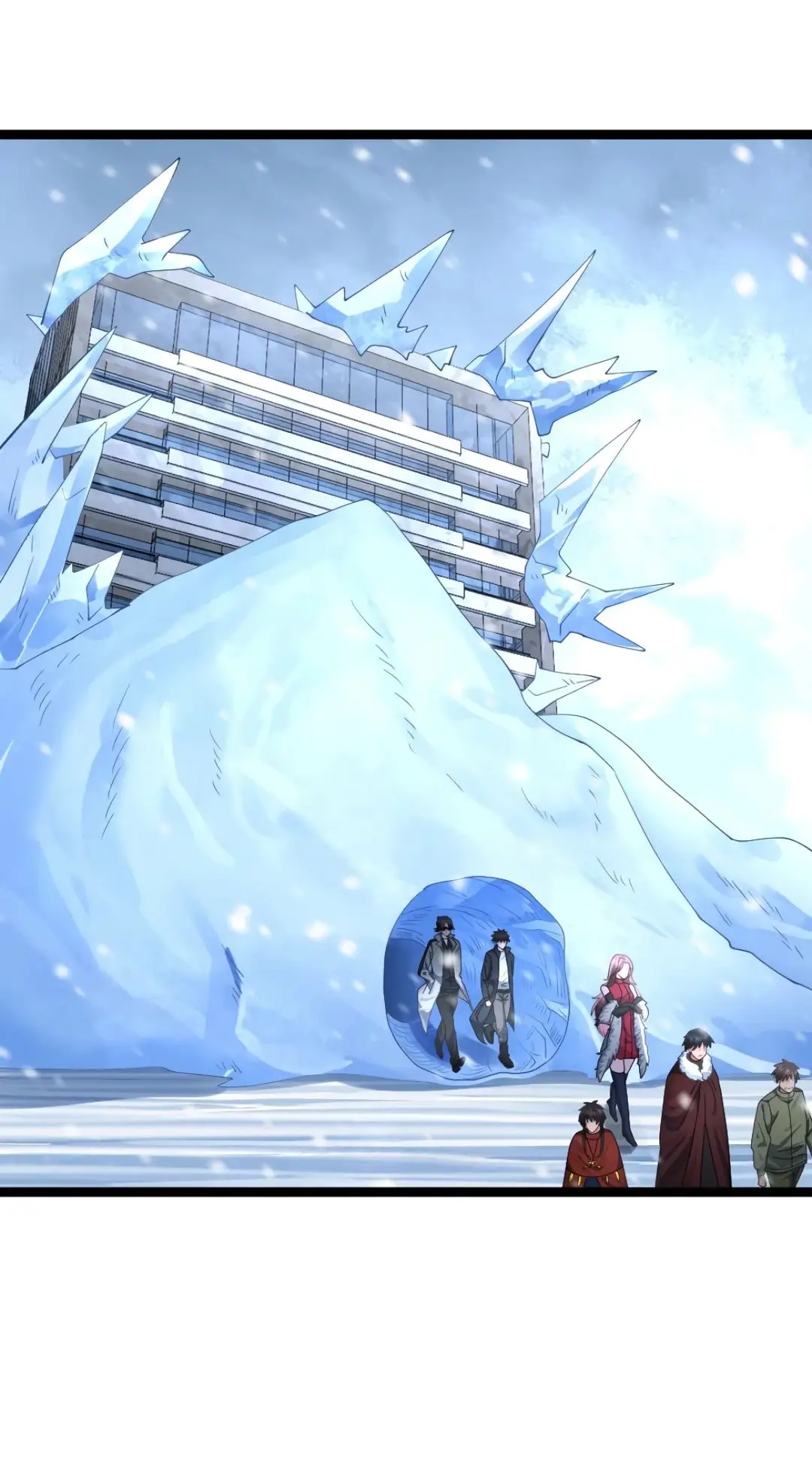 Страница 9 главы 375 манги Я создал бункер в замороженном мире / Freezing the world: I built a doomsday safehouse