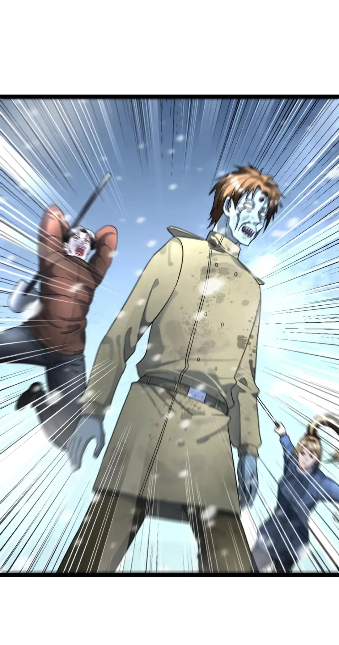 Страница 19 главы 343 манги Я создал бункер в замороженном мире / Freezing the world: I built a doomsday safehouse