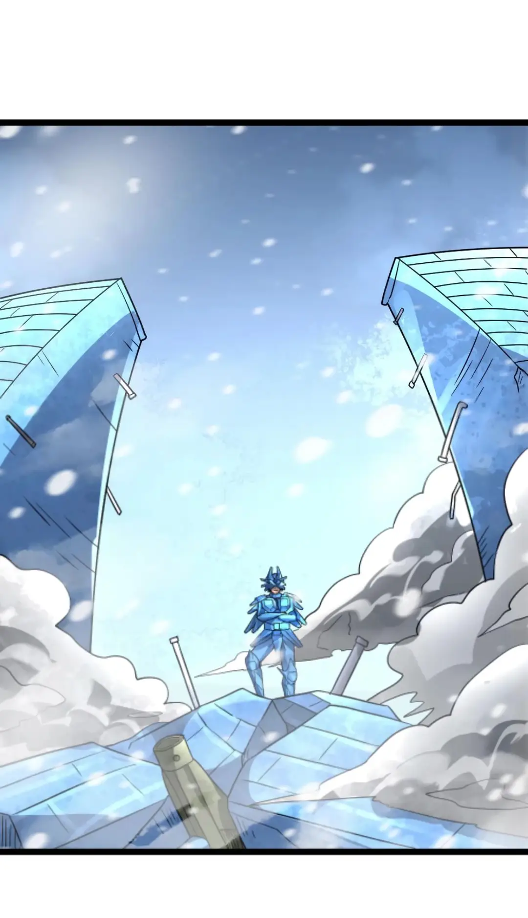 Страница 22 главы 328 манги Я создал бункер в замороженном мире / Freezing the world: I built a doomsday safehouse