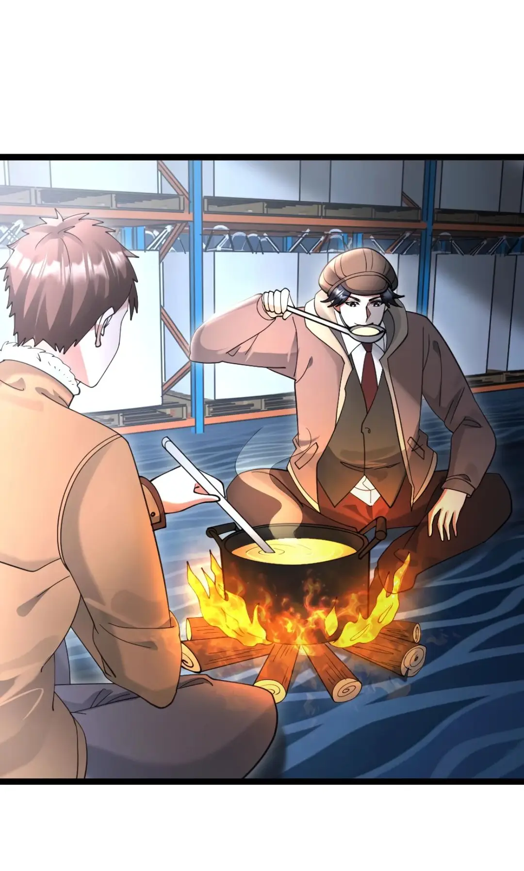 Страница 23 главы 529 манги Я создал бункер в замороженном мире / Freezing the world: I built a doomsday safehouse