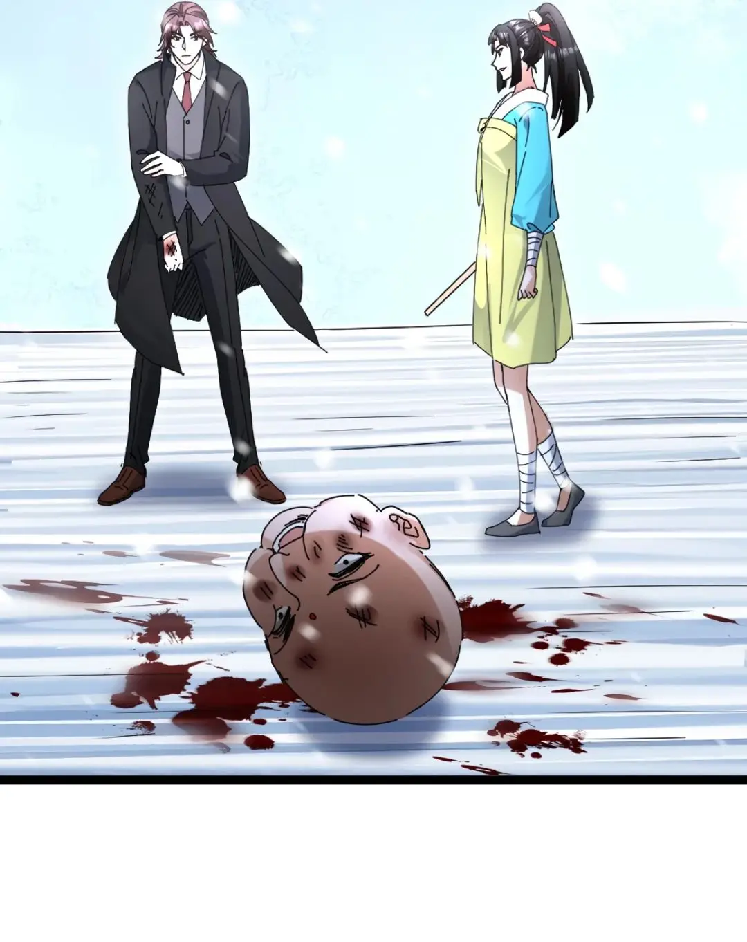 Страница 20 главы 532 манги Я создал бункер в замороженном мире / Freezing the world: I built a doomsday safehouse