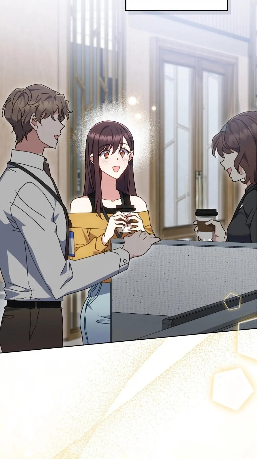 Страница 46 главы 11 манги Мои тайные заигрывания с боссом / Secretly Meeting With My Boss