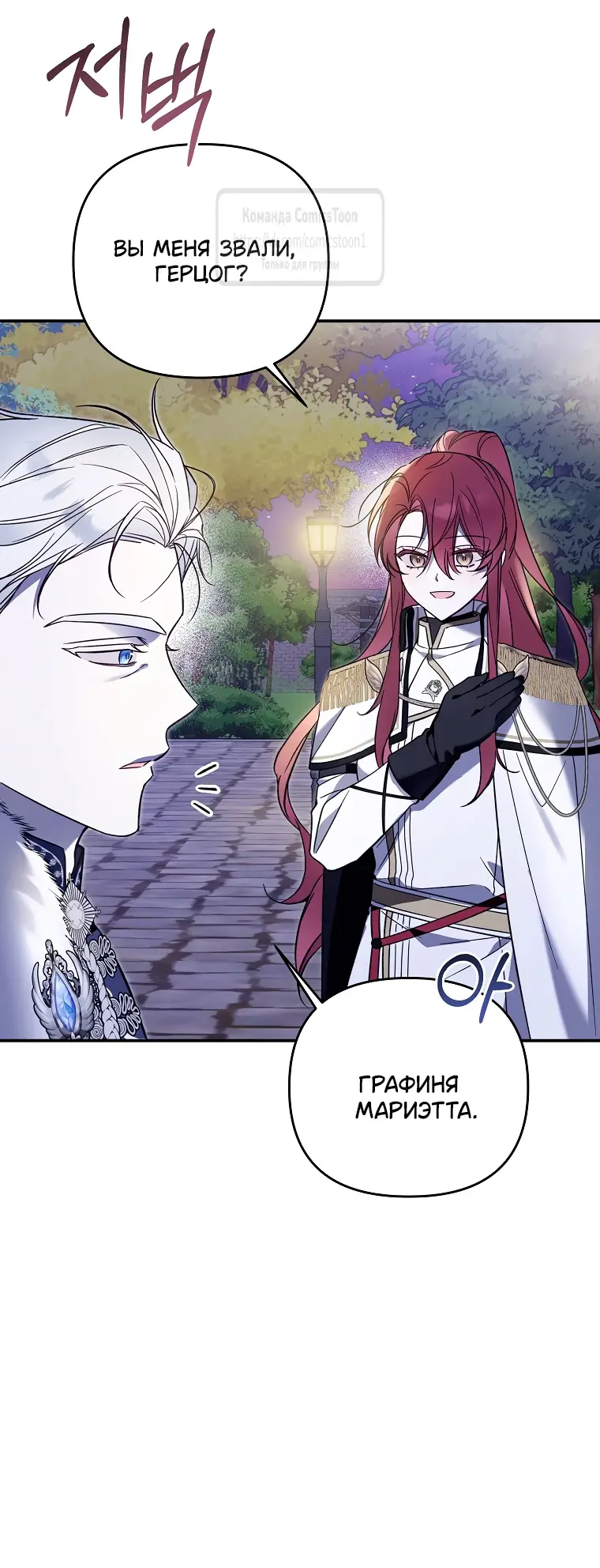 Страница 17 главы 9 манги После того как я завоевала особую любовь младшей дочери герцога, все привязываются ко мне