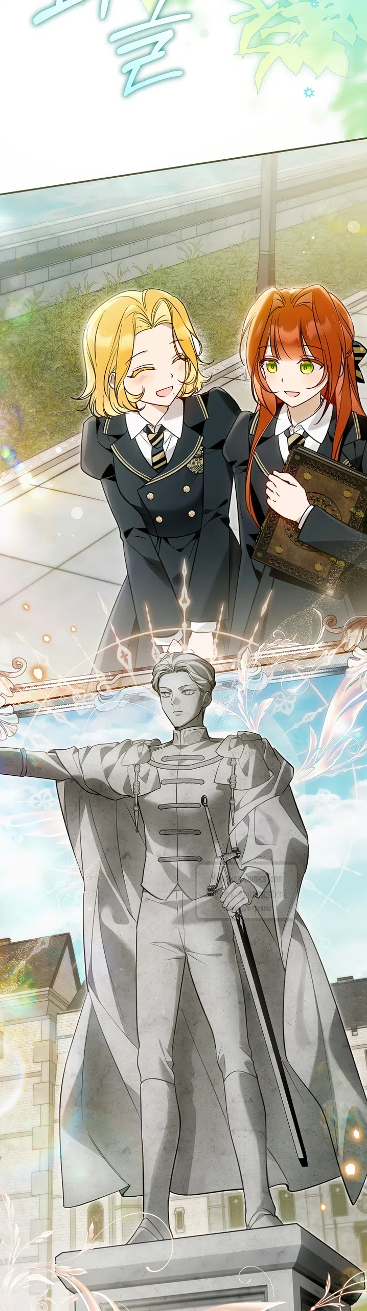 Страница 18 главы 43 манги После того как я завоевала особую любовь младшей дочери герцога, все привязываются ко мне