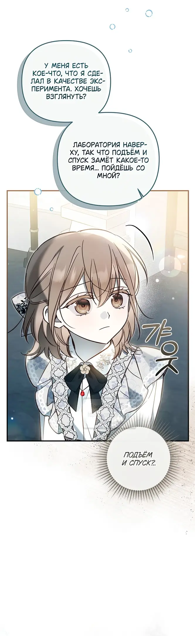 Страница 46 главы 17 манги После того как я завоевала особую любовь младшей дочери герцога, все привязываются ко мне