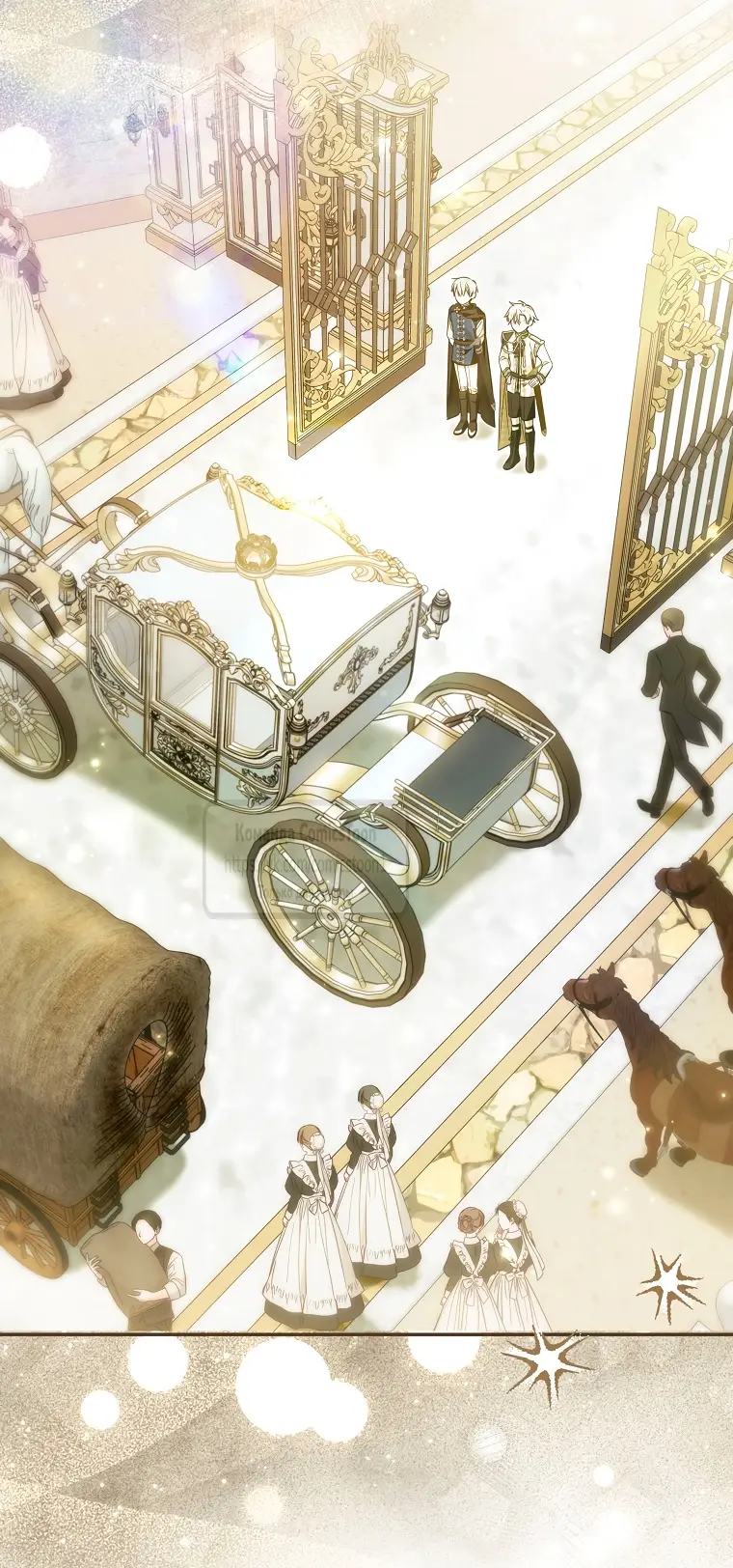 Страница 35 главы 23 манги После того как я завоевала особую любовь младшей дочери герцога, все привязываются ко мне