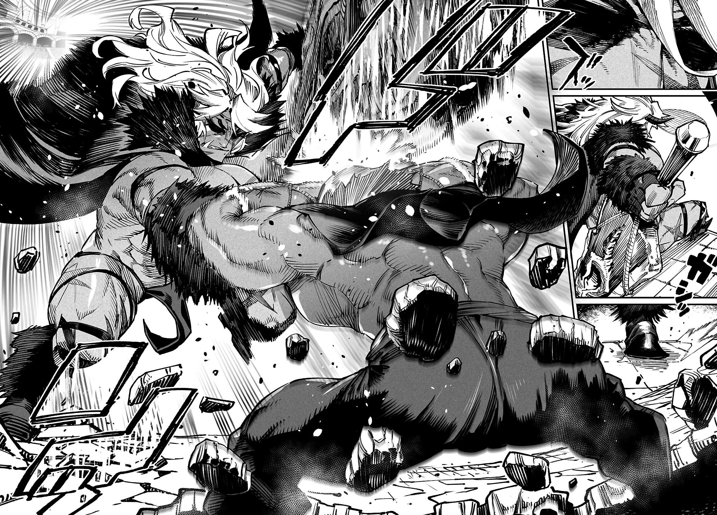 Страница 8 главы 26 манги Реинкарнация в колизее / Tensei Colosseum - Saijaku Skill de Saikyou no Onna-tachi o Kouryaku shite Dorei Harem Tsukurimasu