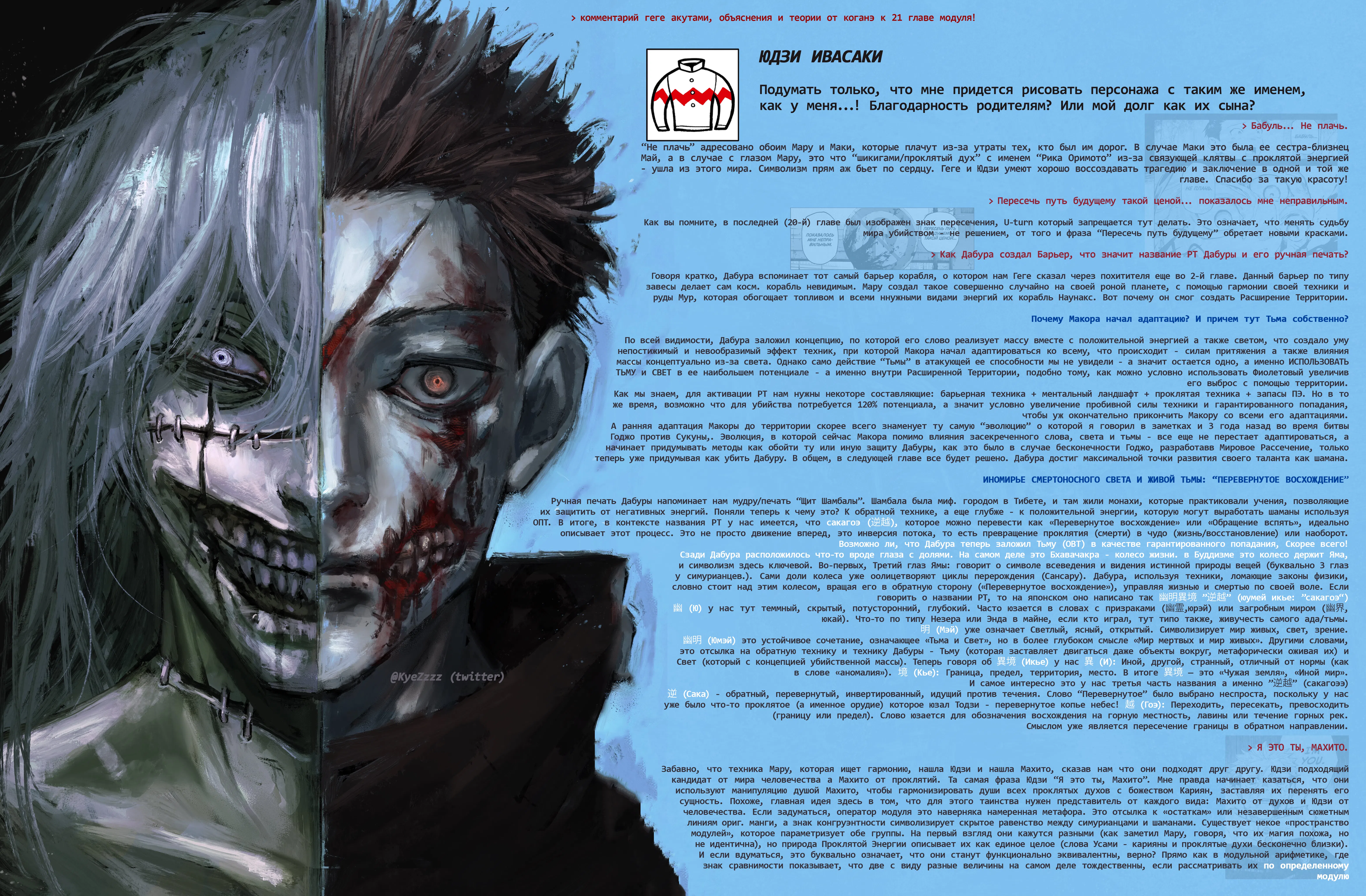 Страница 20 главы 21 манги Магическая битва: Модуль / Jujutsu Kaisen: Mojuro