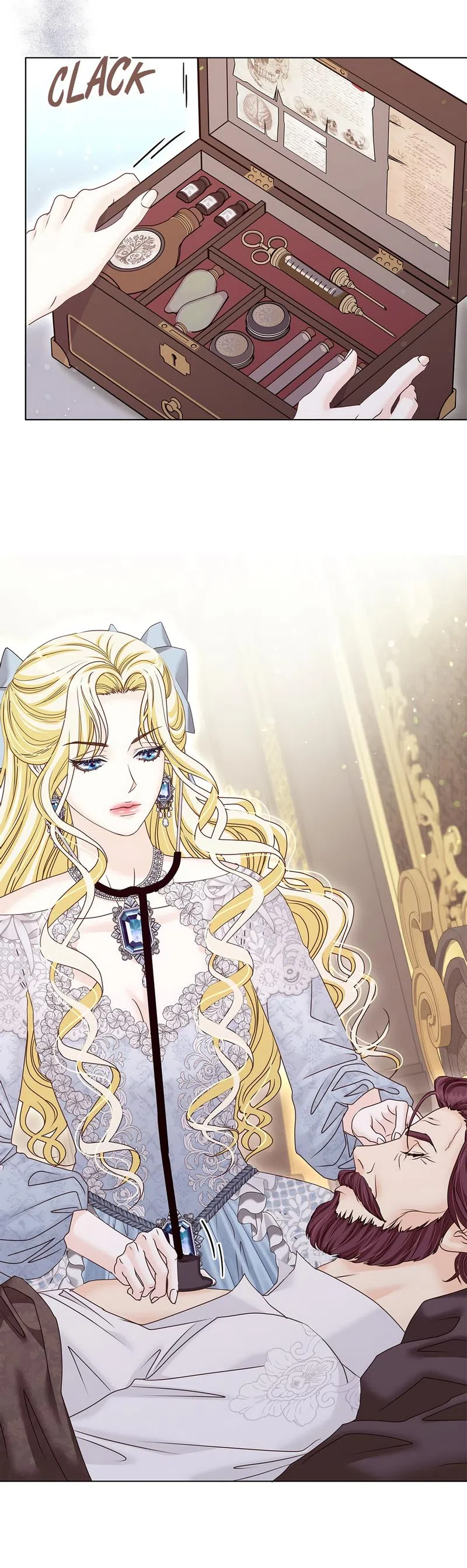 Страница 54 главы 34 манги Злодейка приручила безумного демона / The Villainess Tames the Crazed Devil