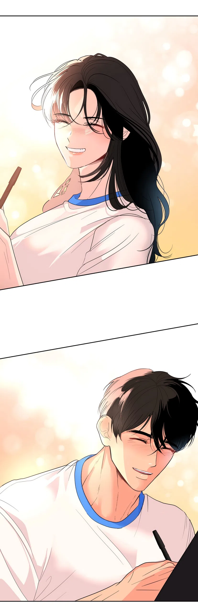 Страница 45 главы 37 манги Мне нравятся симпатичные парни-ботаники?! / I like handsome nerd guys?!